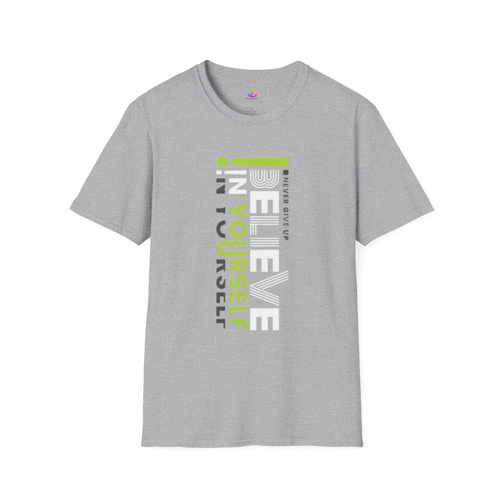 T-Shirt — "Be Yourself" Vertical Motivational Graphic Tee