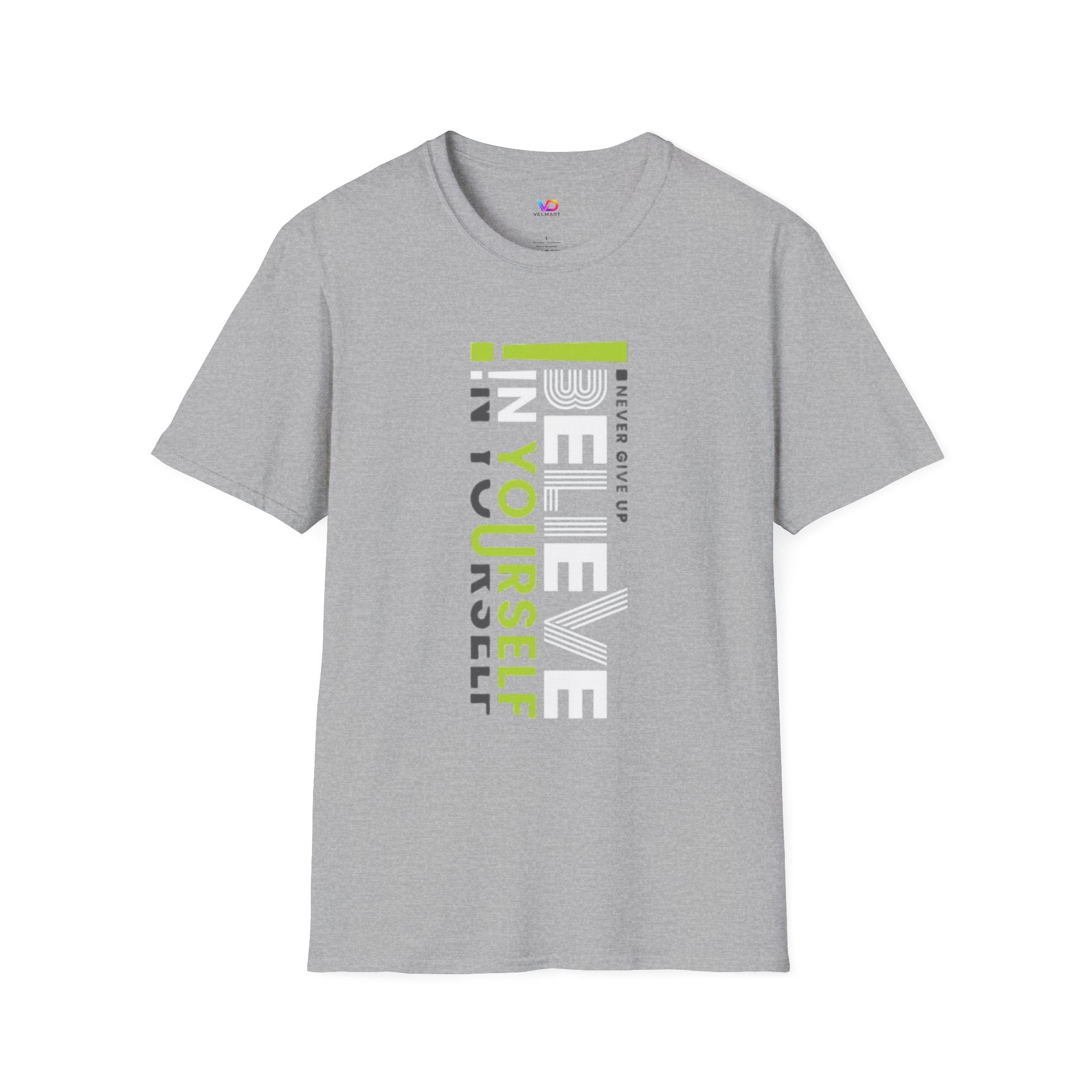 T-Shirt — "Be Yourself" Vertical Motivational Graphic Tee