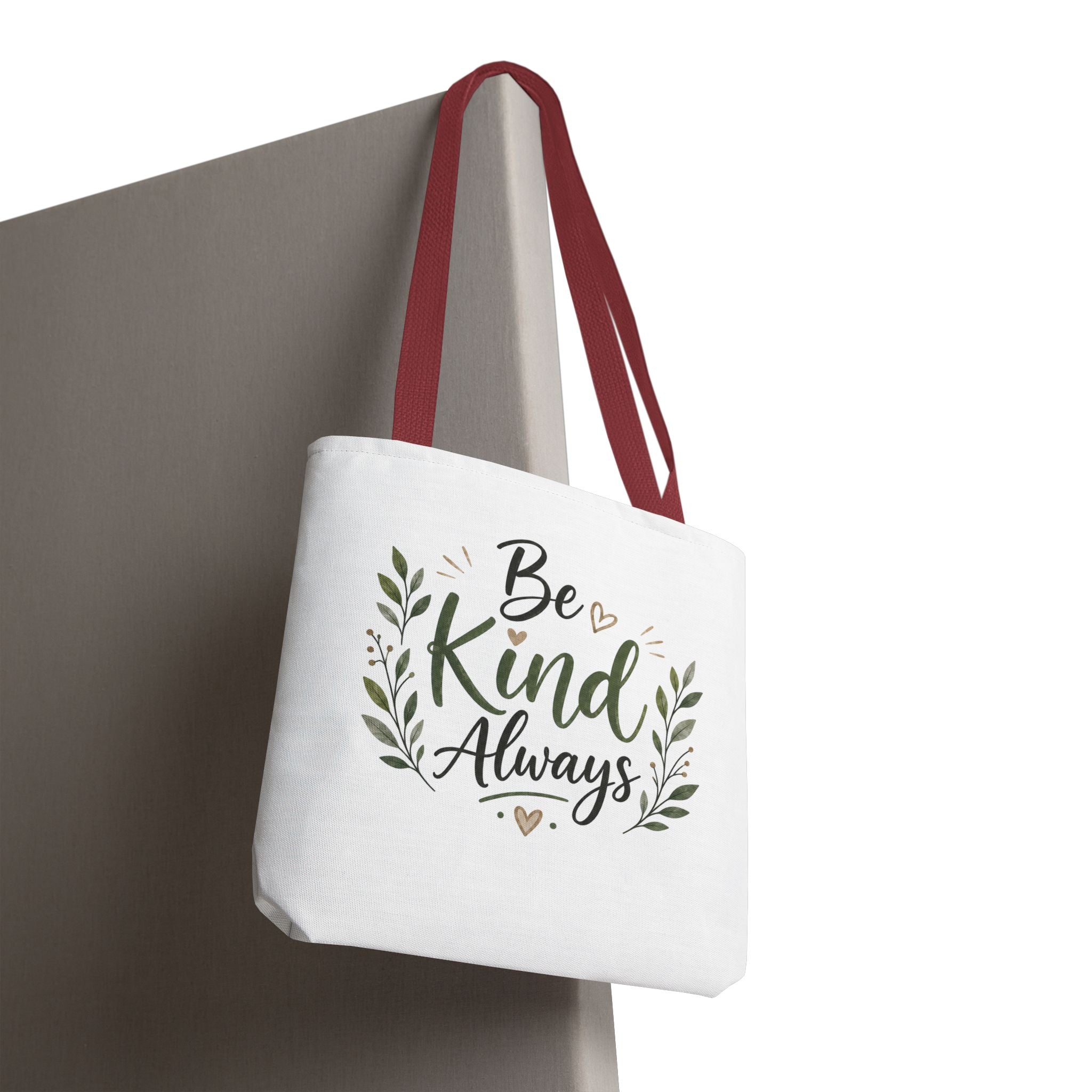 Be Kind Always Tote Bag — Inspirational Canvas Grocery & Gift Tote