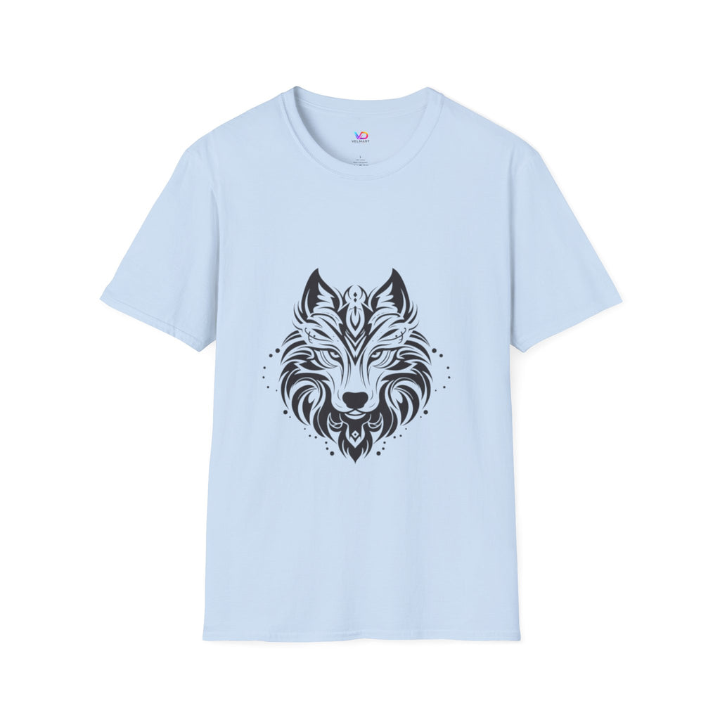 Wolf Mandala T-Shirt — Tribal Geometric Wolf Art Tee