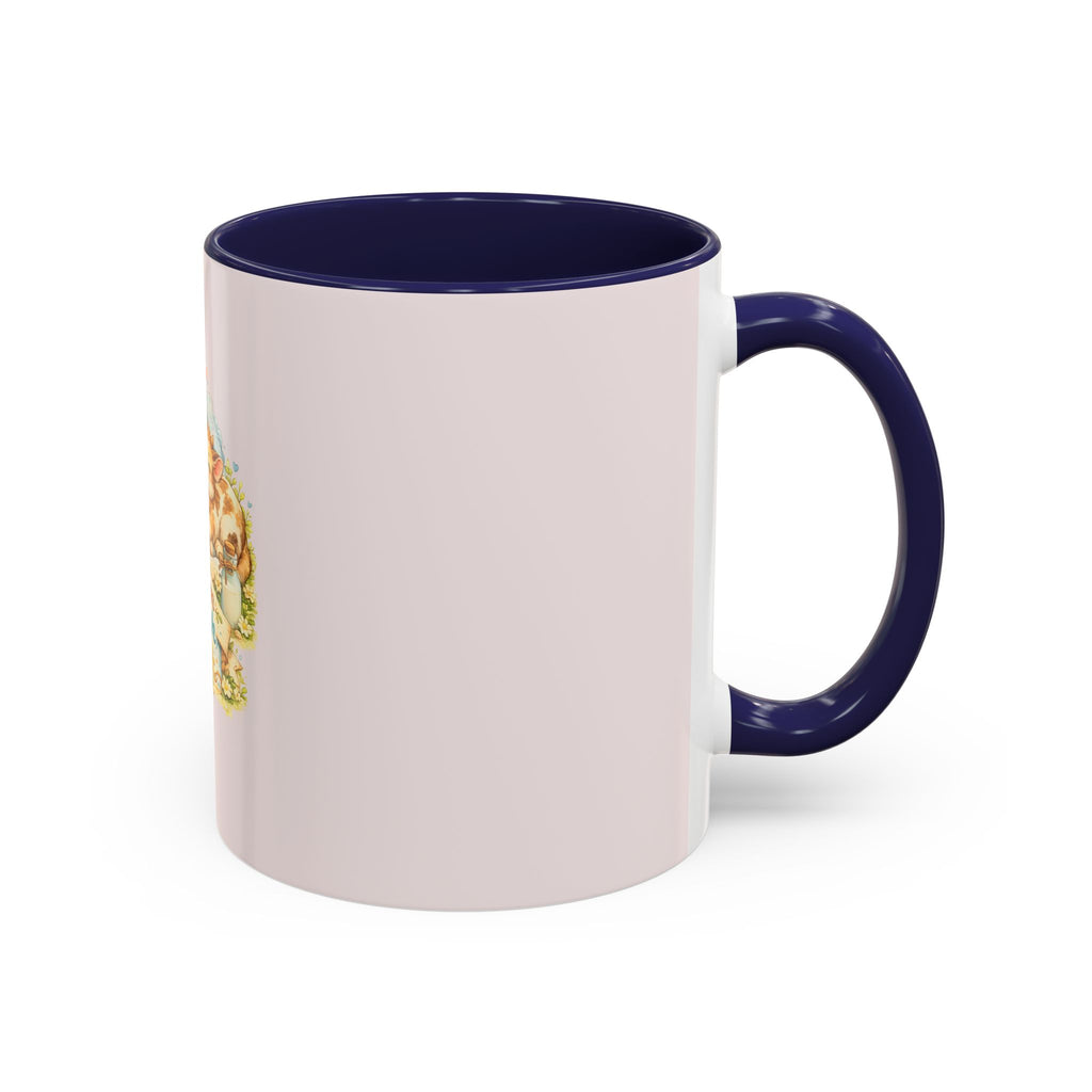 Farm Fresh Milk Coffee Mug — Cute Vintage Kittens Illustration (Accent 11/15oz)