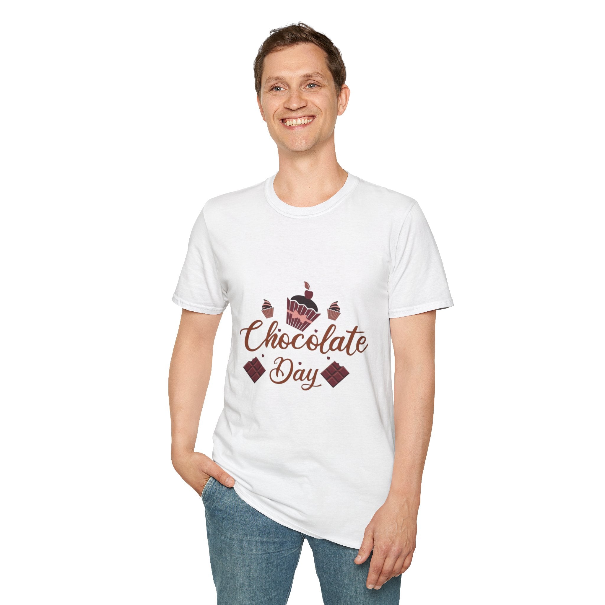 Chocolate Day T‑Shirt — Cupcake & Candy Dessert Lovers Tee