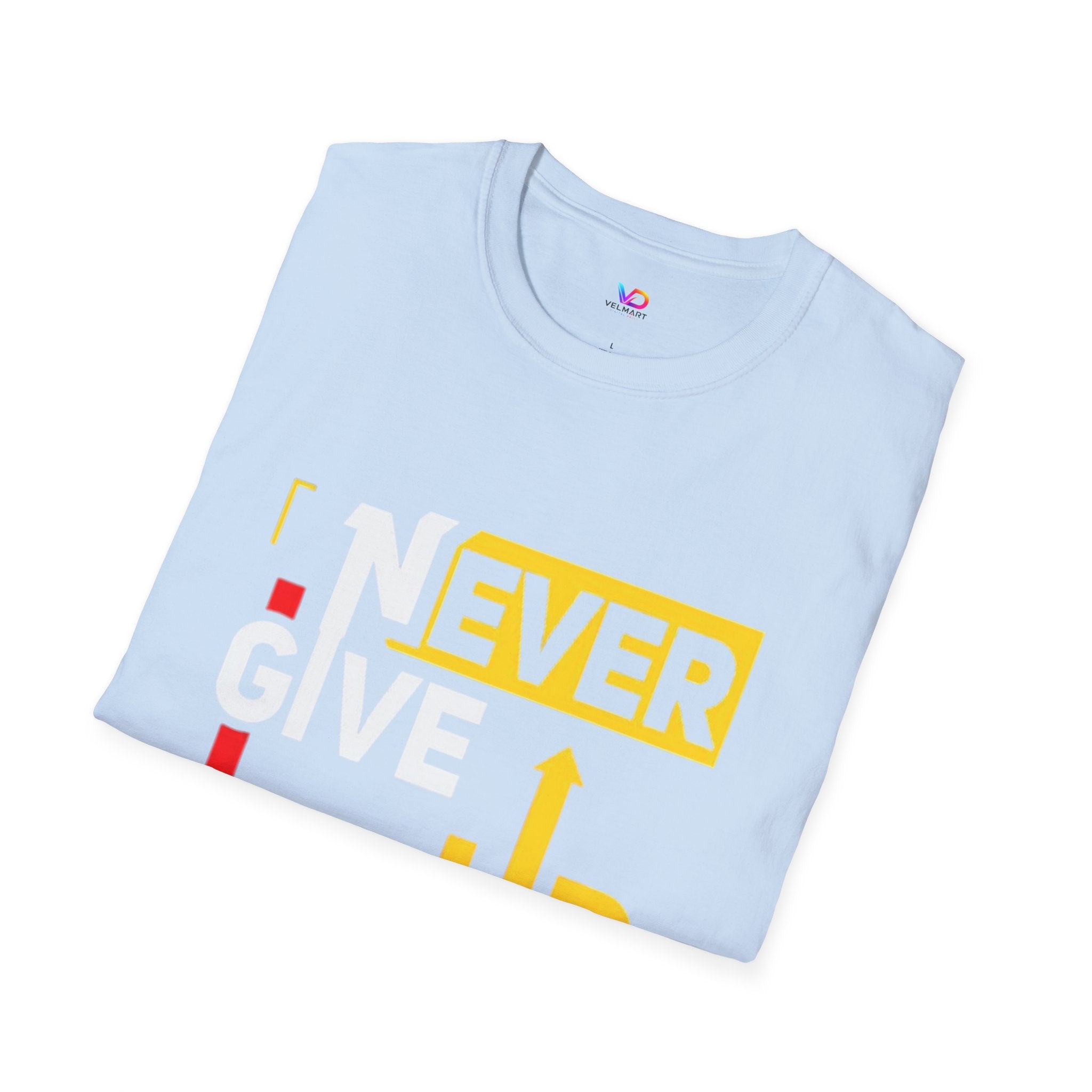Never Give Up T-Shirt — Motivational Graphic Tee