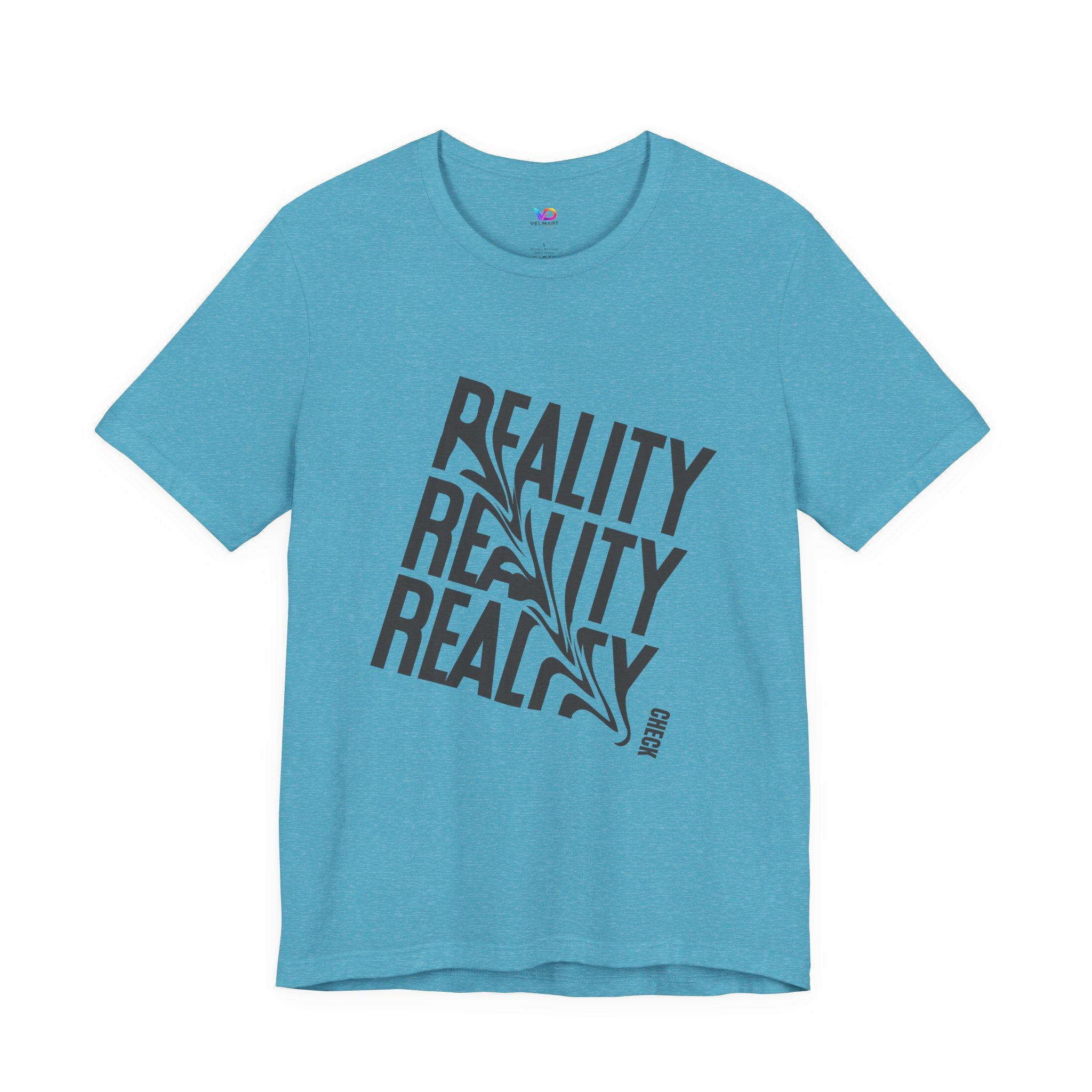 Reality Repeat Tee — Graphic Typography T-Shirt