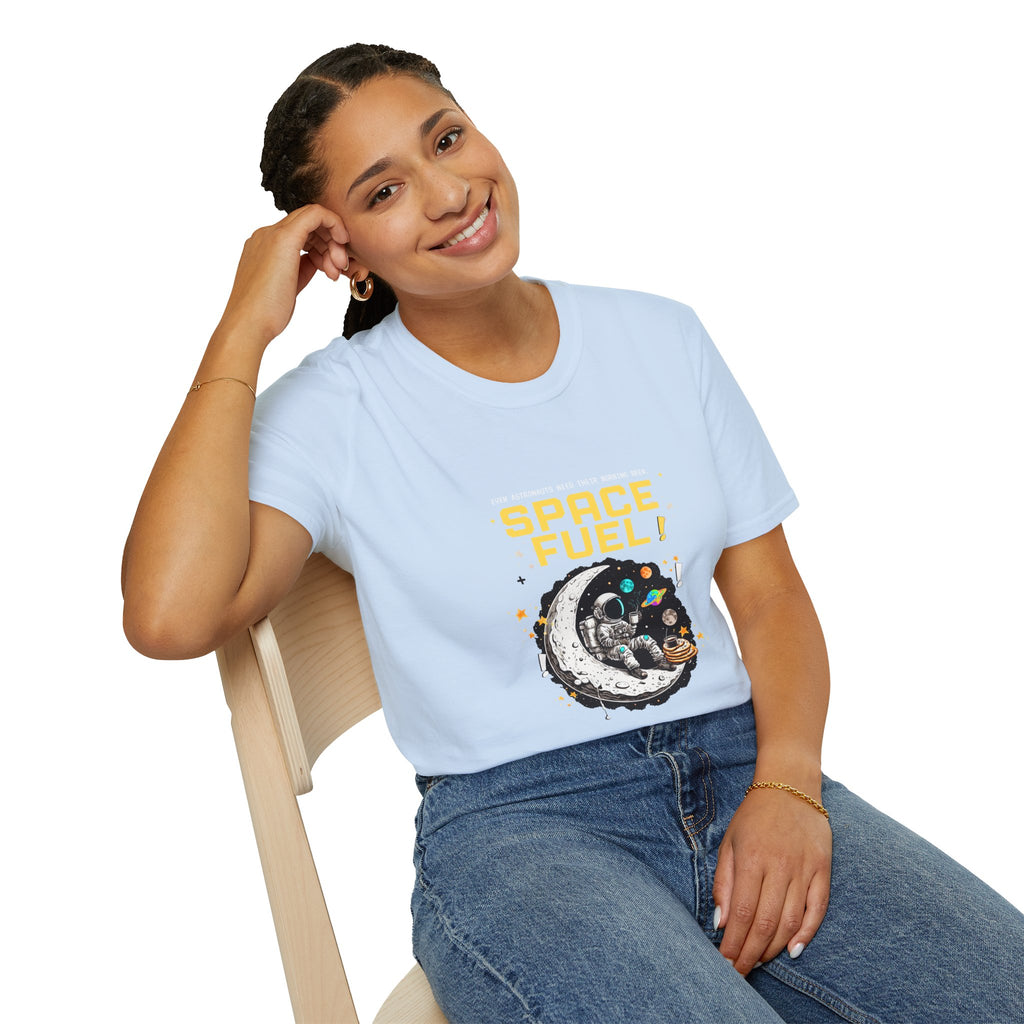 Space Fuel T-Shirt — Retro Planet Donut Graphic Tee
