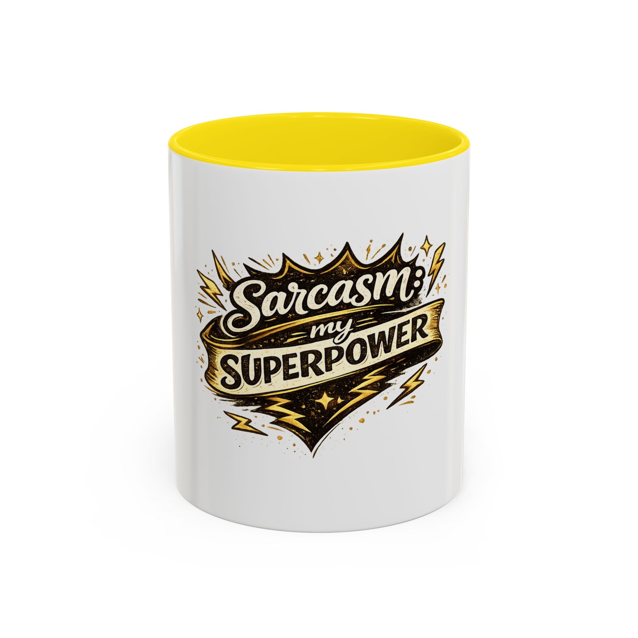 Sarcasm My Superpower Accent Coffee Mug — Funny Novelty 11/15oz