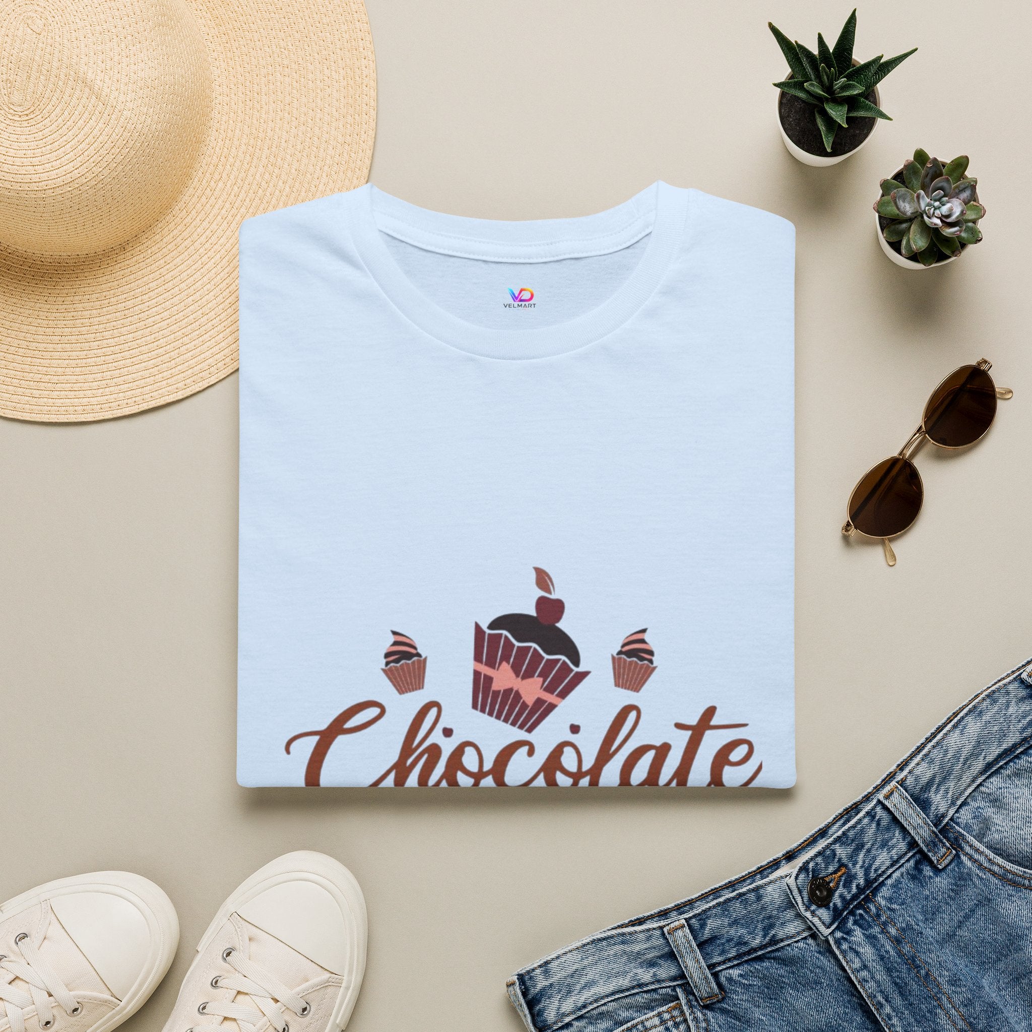 Chocolate Day T‑Shirt — Cupcake & Candy Dessert Lovers Tee