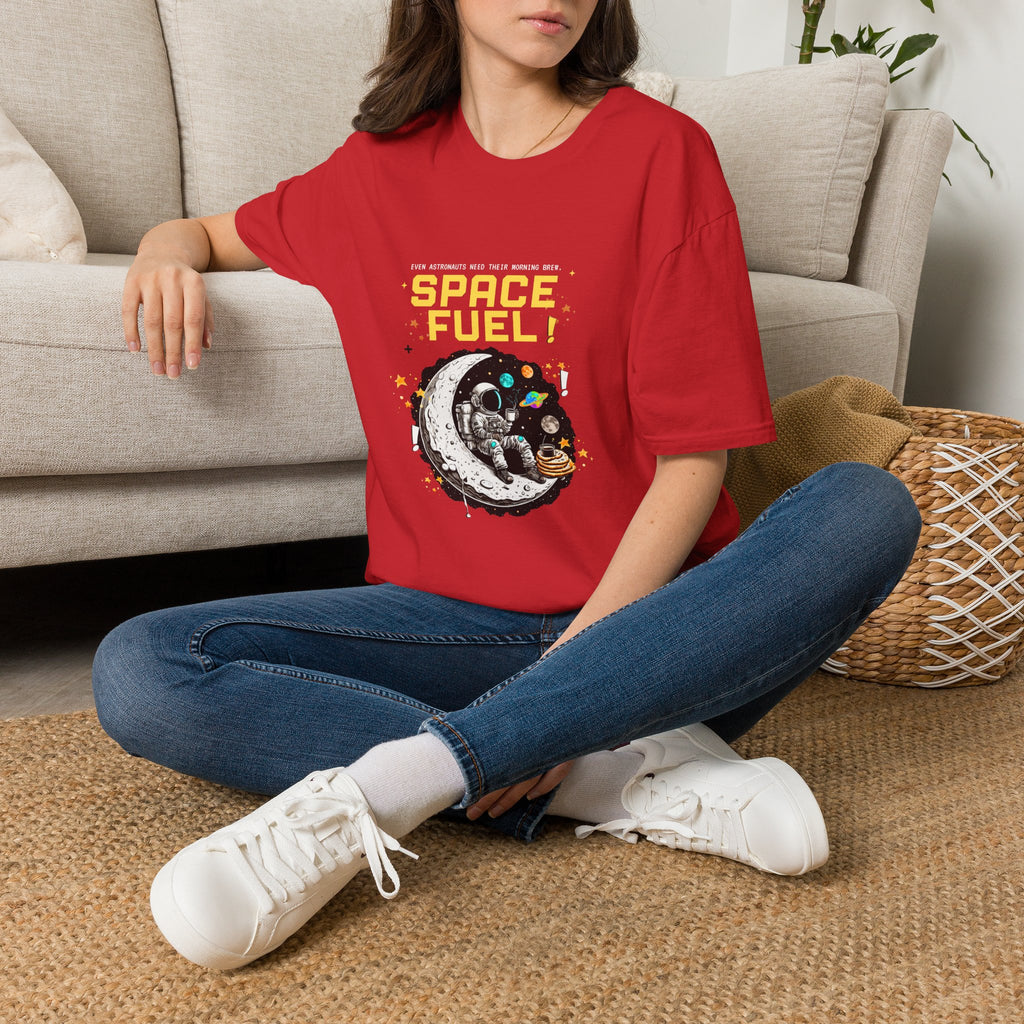 Space Fuel T-Shirt — Retro Planet Donut Graphic Tee