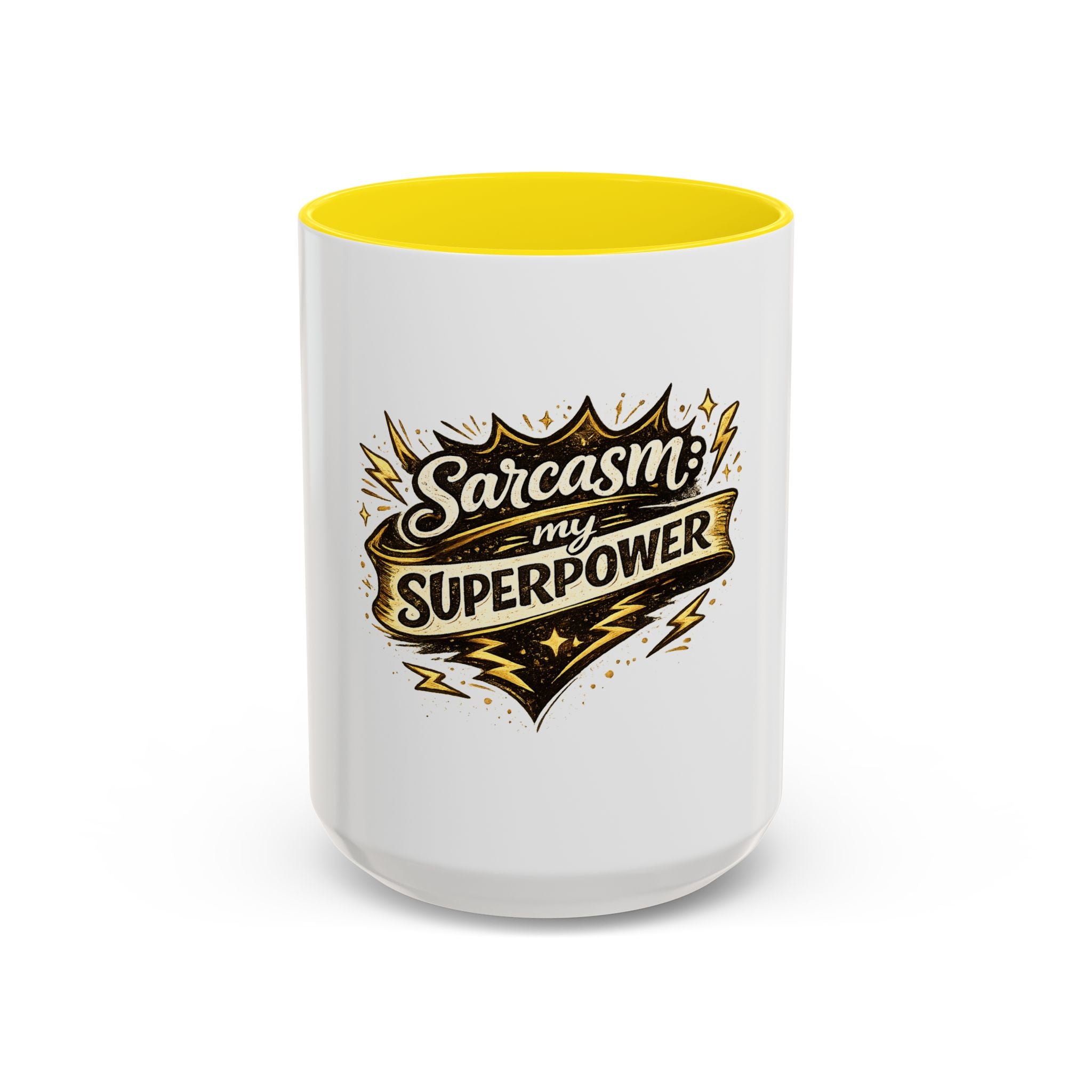 Sarcasm My Superpower Accent Coffee Mug — Funny Novelty 11/15oz
