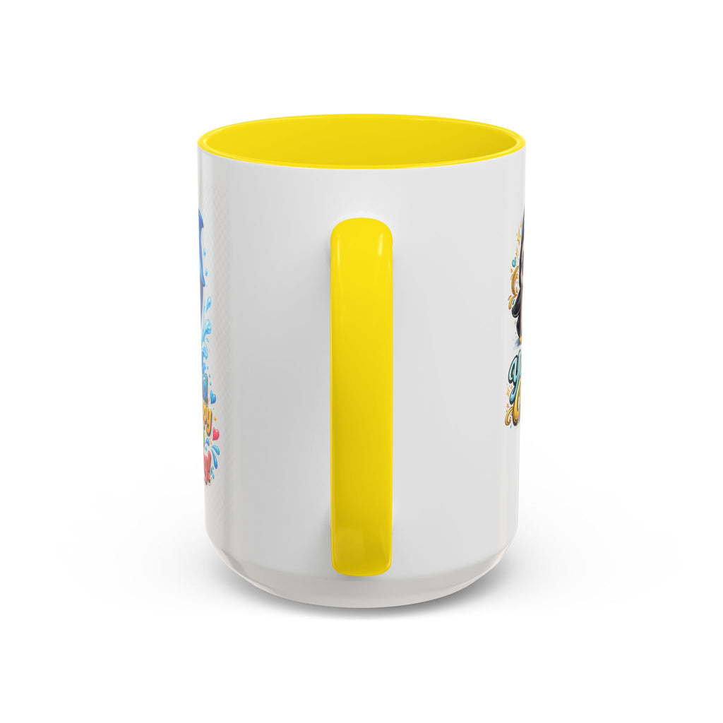 Be Kind Be Happy Keep Smiling Dolphin Accent Coffee Mug