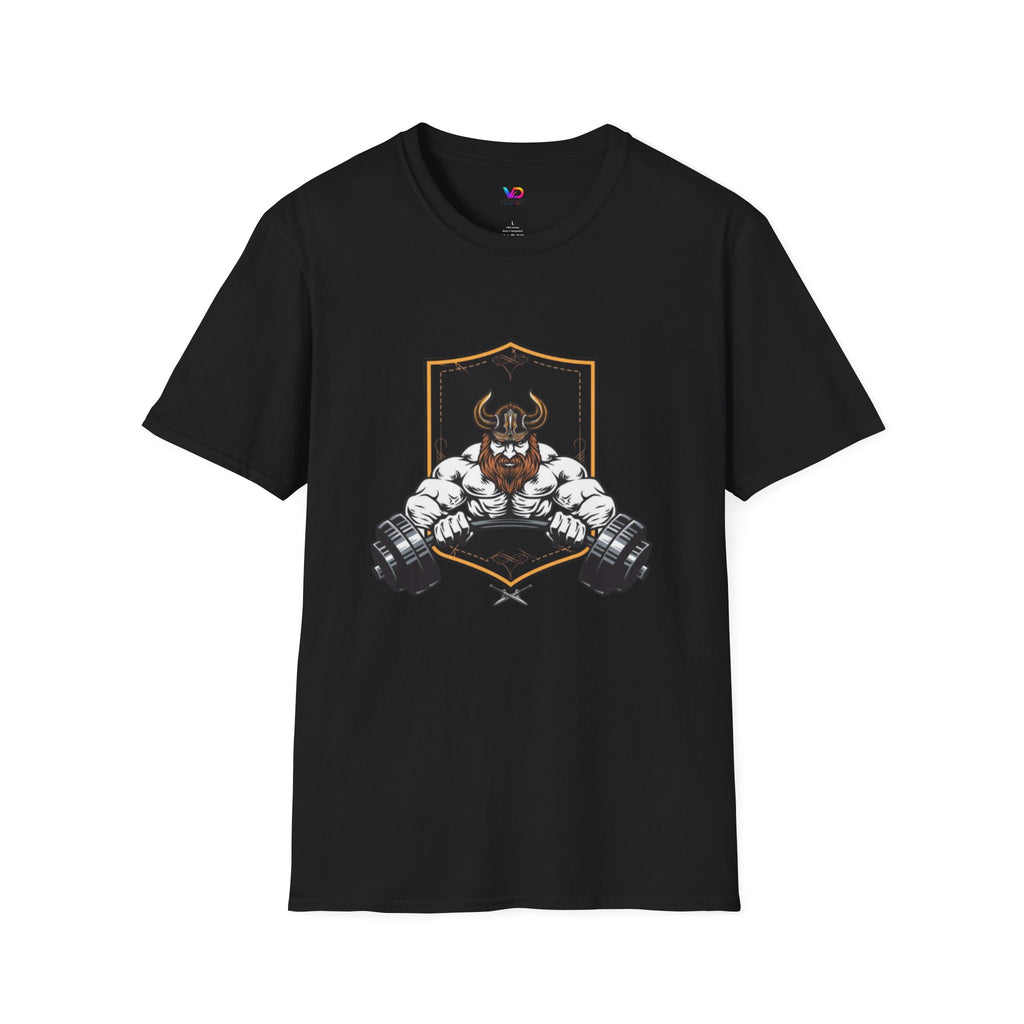 Viking Barbell T-Shirt — Norse Strength Gym Tee