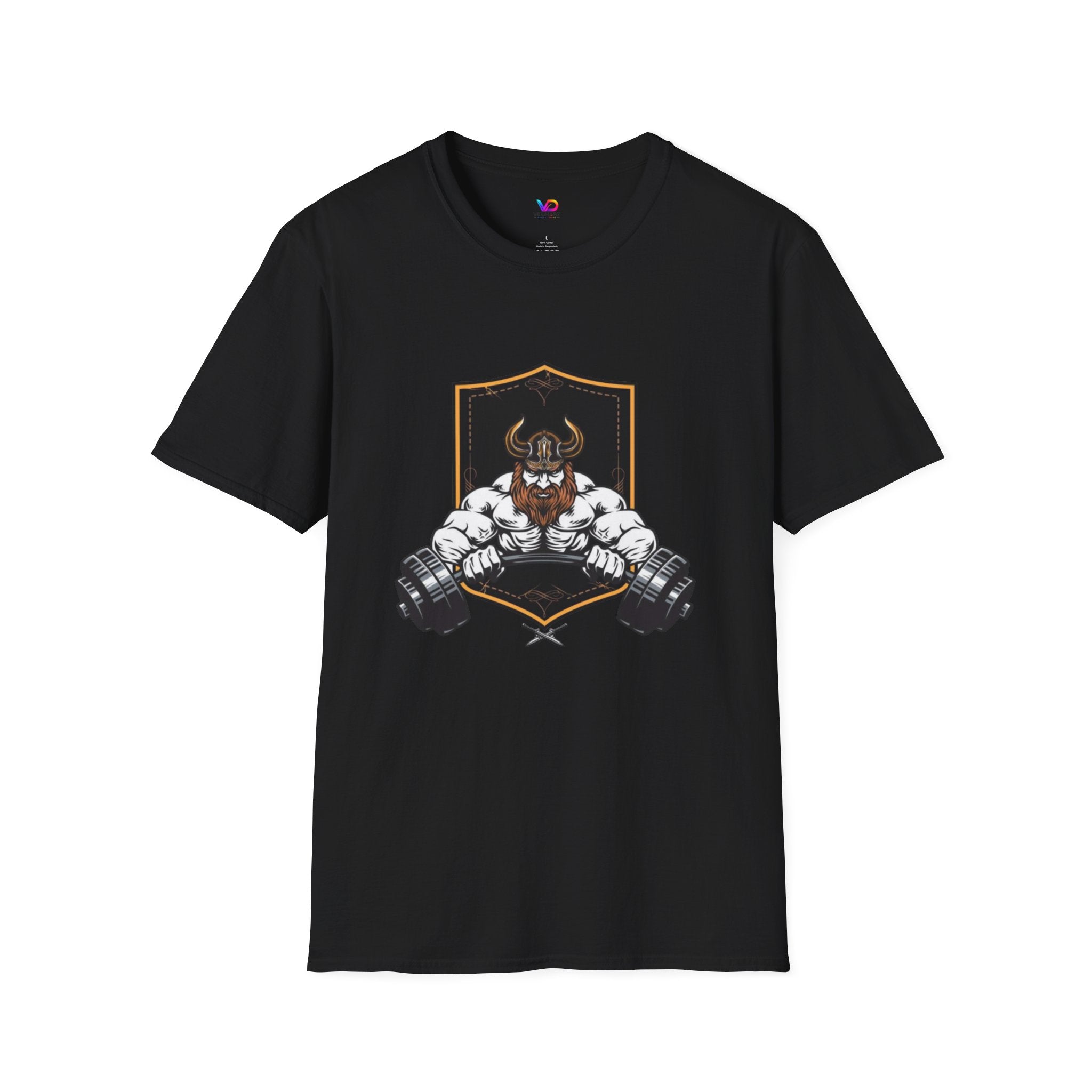 Viking Barbell T-Shirt — Norse Strength Gym Tee