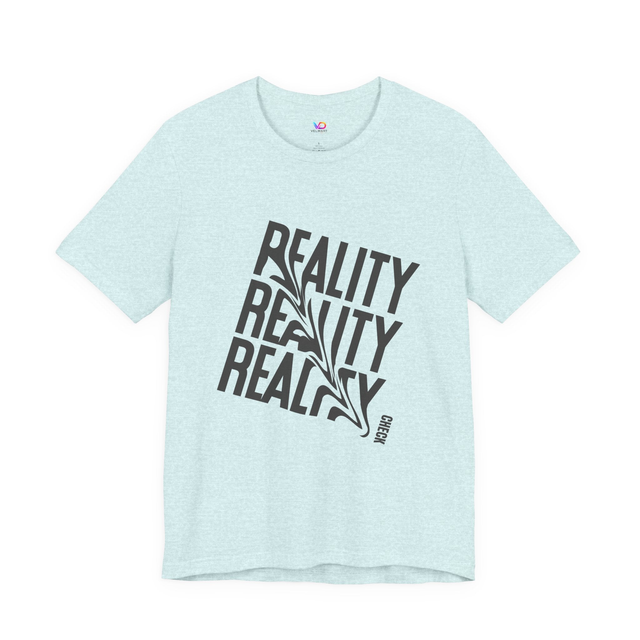 Reality Repeat Tee — Graphic Typography T-Shirt