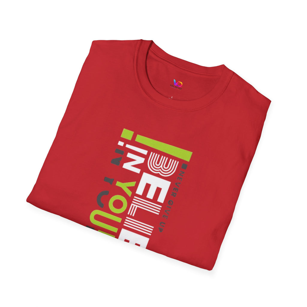 T-Shirt — "Be Yourself" Vertical Motivational Graphic Tee