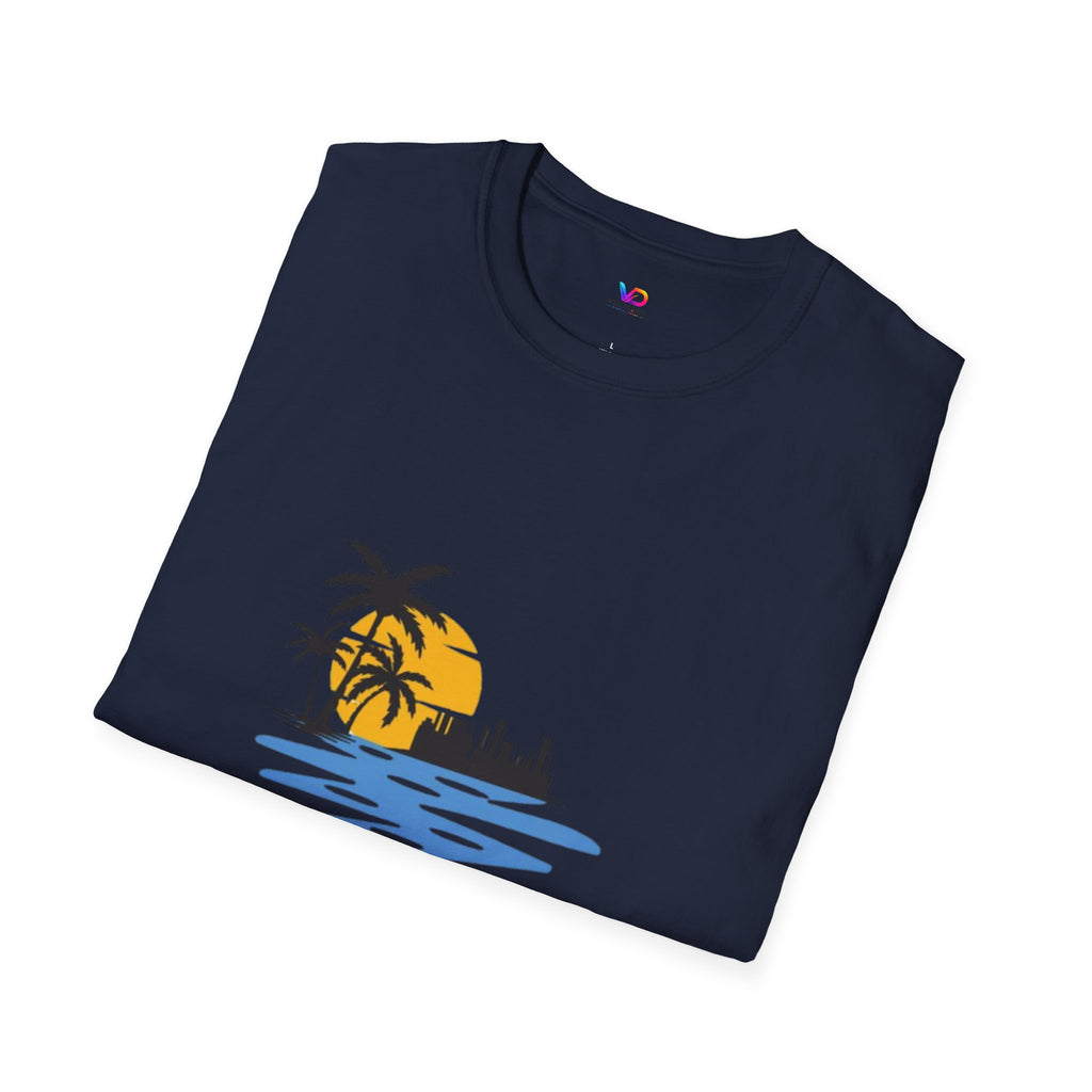 Sunset Beach T-Shirt — "Life Is Better" Palm Tree Graphic