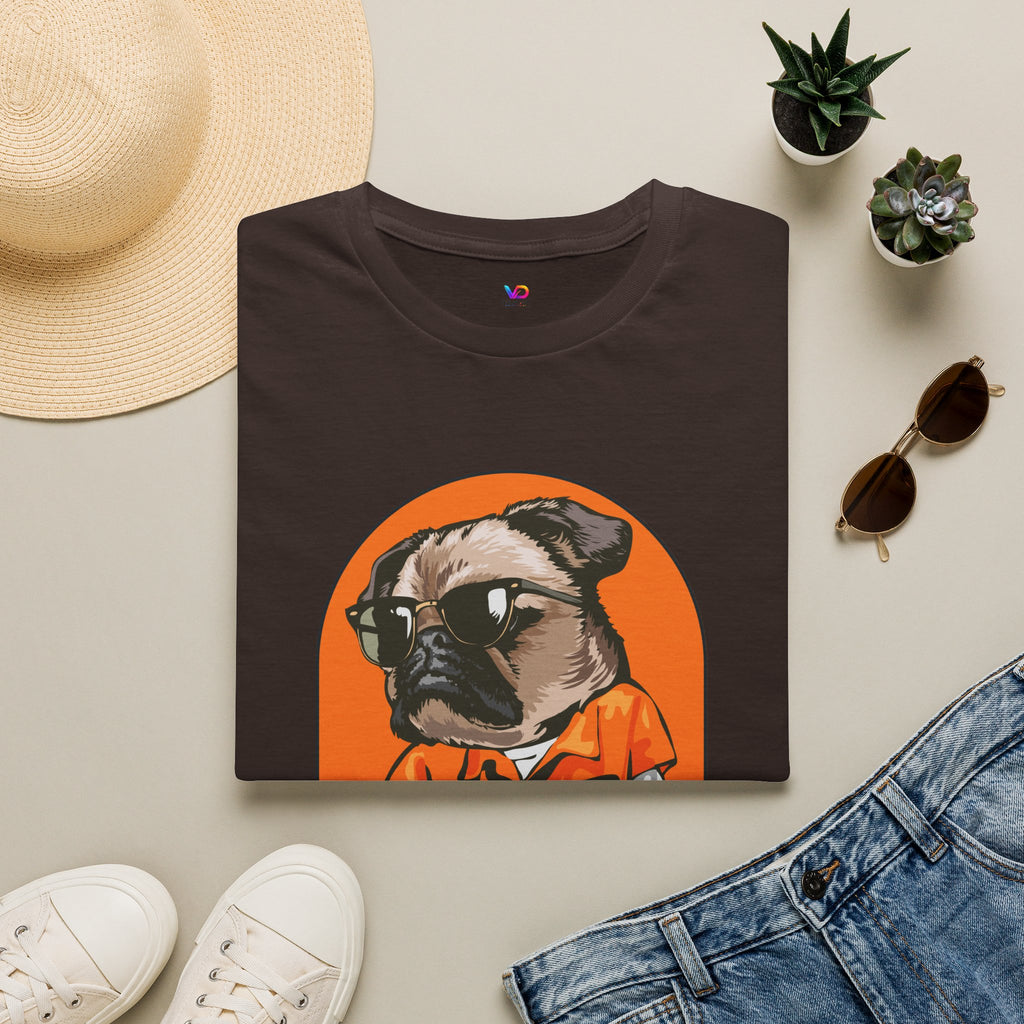 Cool Dog Tee — Retro Pug Graphic T‑Shirt