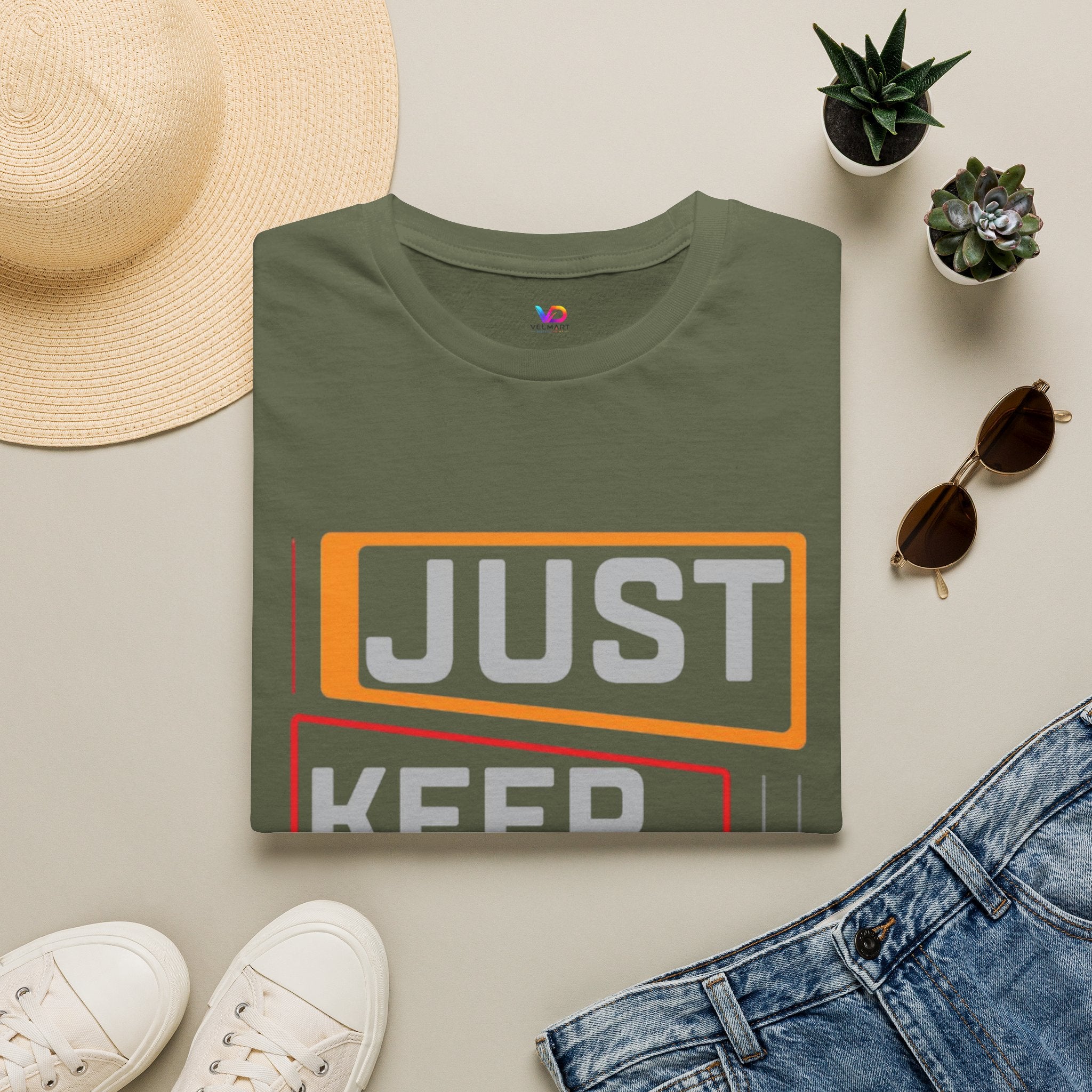 Just Keep Going T‑Shirt — Motivational Graphic Tee