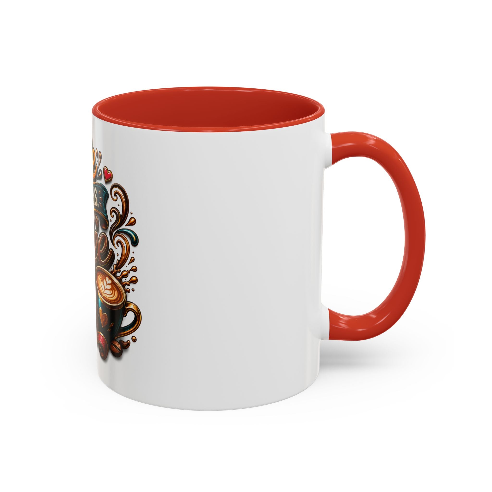 Life Happens Coffee Helps Accent Mug — 11/15oz Ceramic Coffee Cup