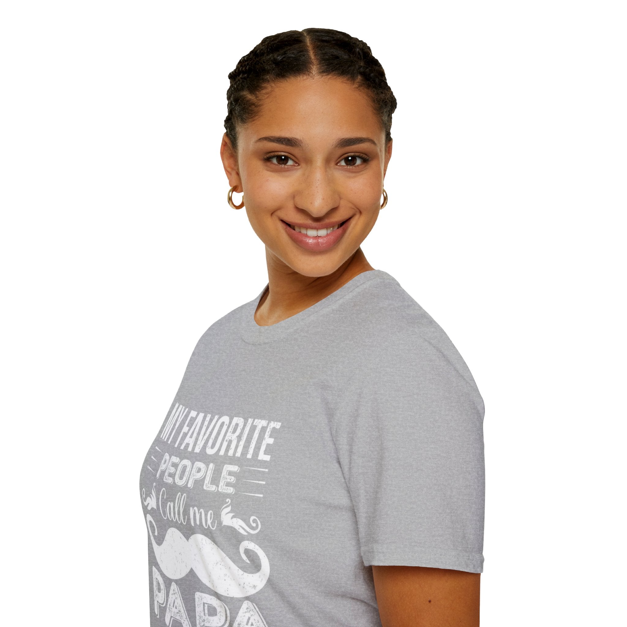 Papa T-Shirt — “My Favorite People Call Me Papa” Vintage Family Gift