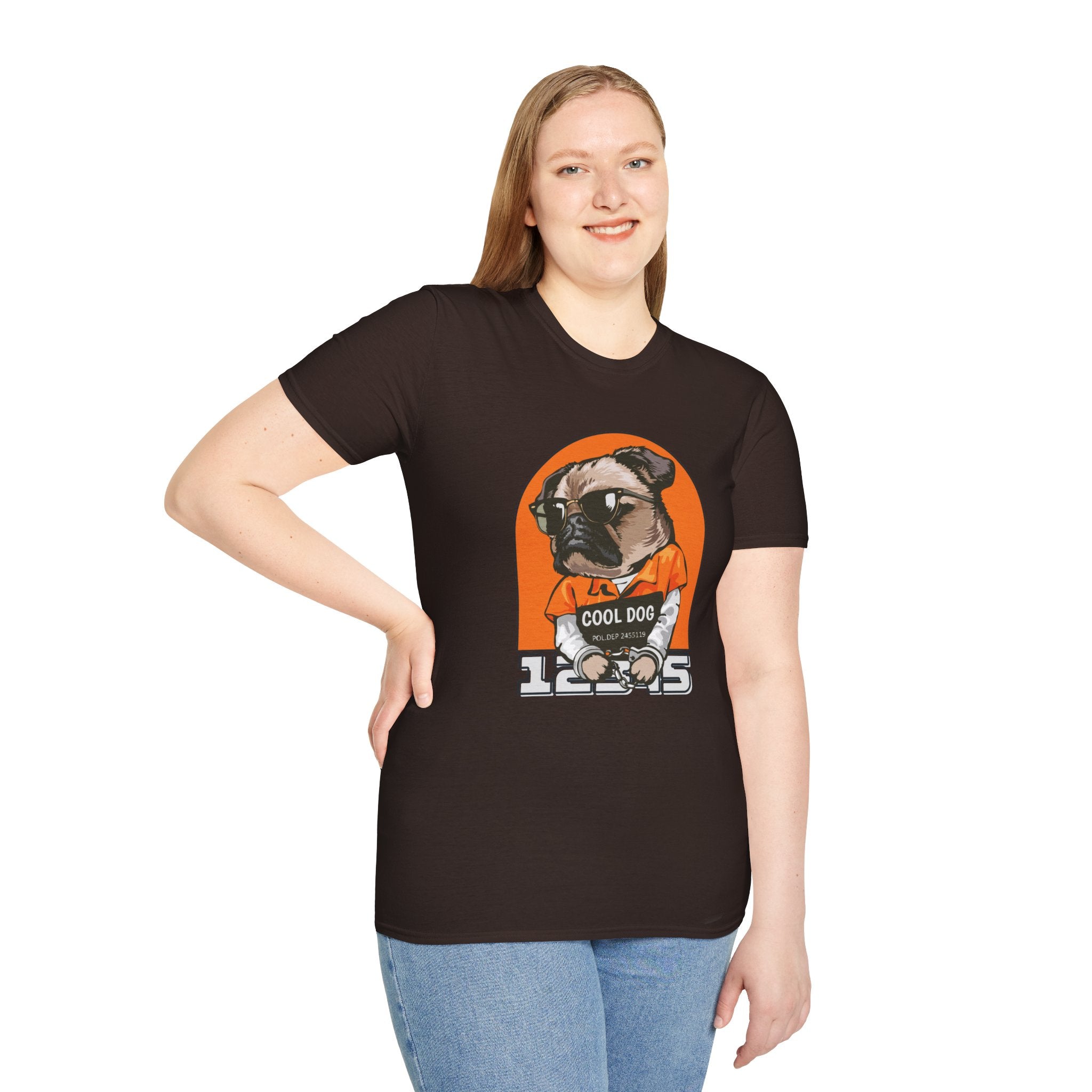 Cool Dog Tee — Retro Pug Graphic T‑Shirt