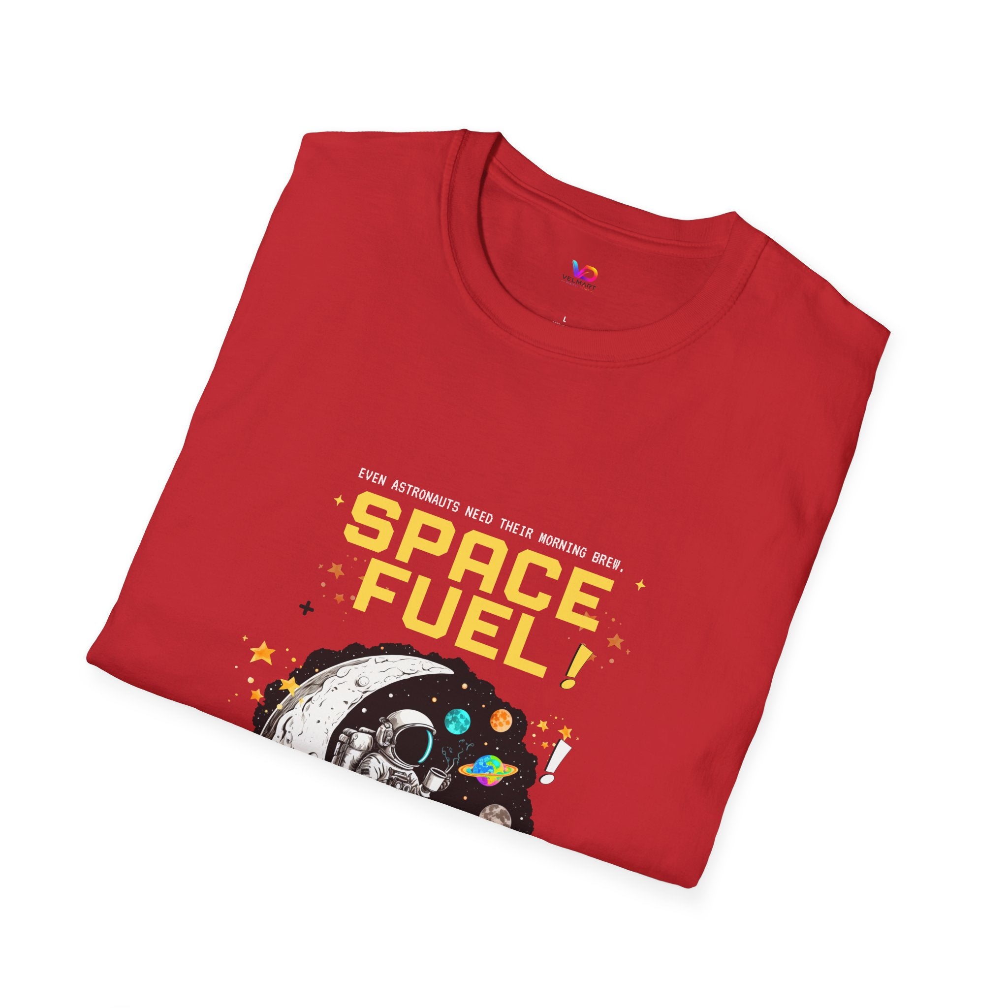 Space Fuel T-Shirt — Retro Planet Donut Graphic Tee