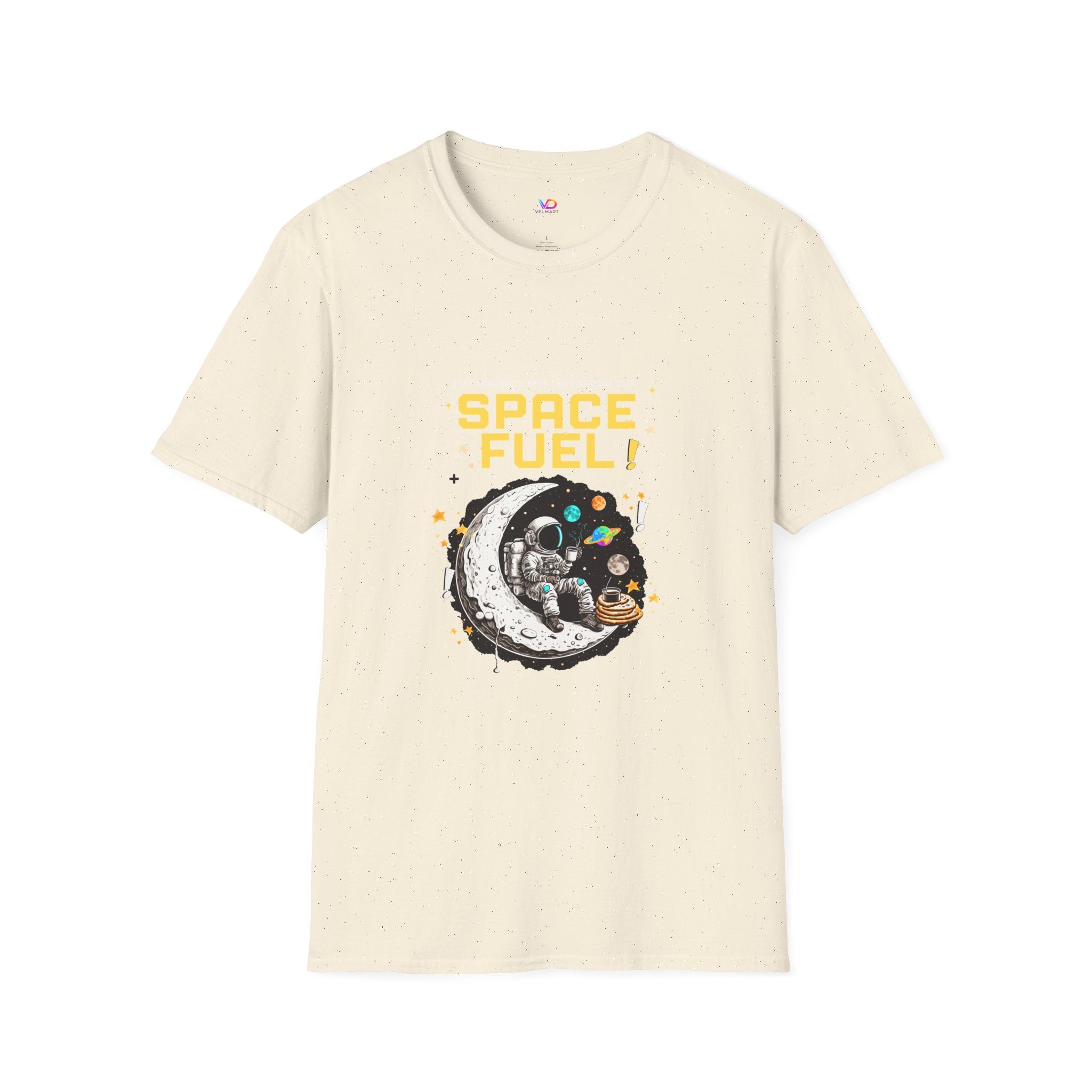 Space Fuel T-Shirt — Retro Planet Donut Graphic Tee