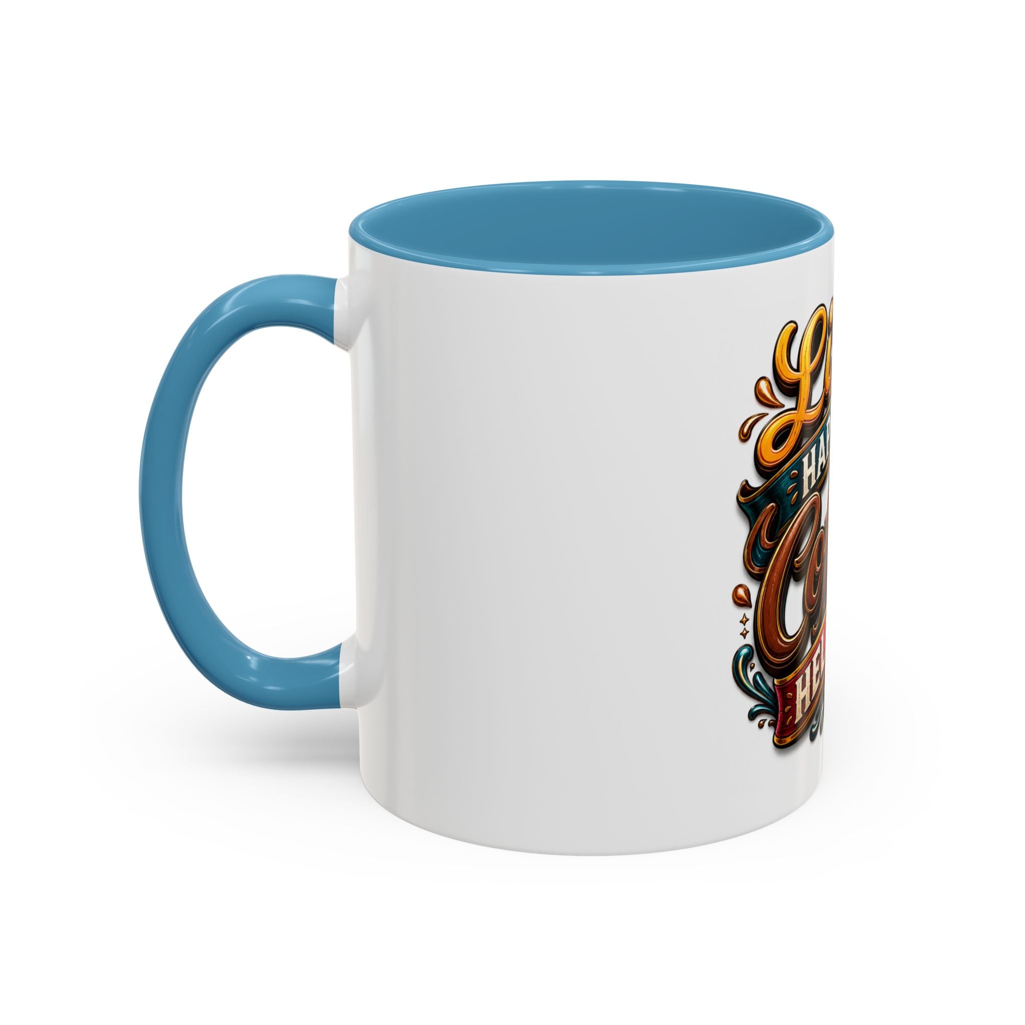 Life Happens Coffee Helps Accent Mug — 11/15oz Ceramic Coffee Cup