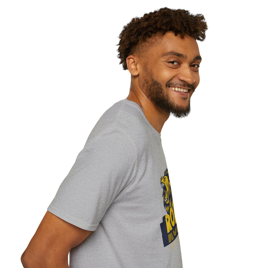 Roaring Lion T-Shirt — Bold Yellow & Navy Graphic Tee