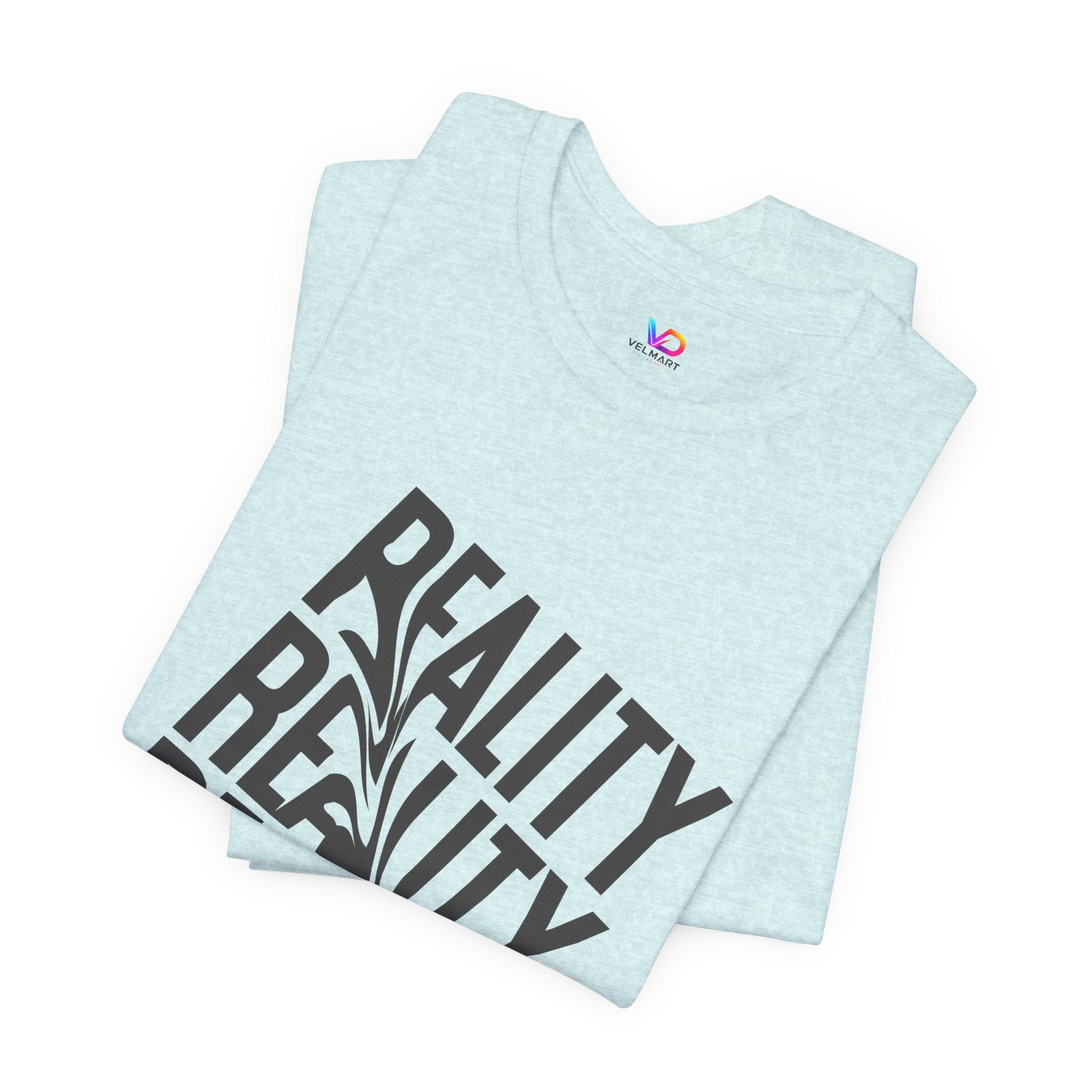Reality Repeat Tee — Graphic Typography T-Shirt