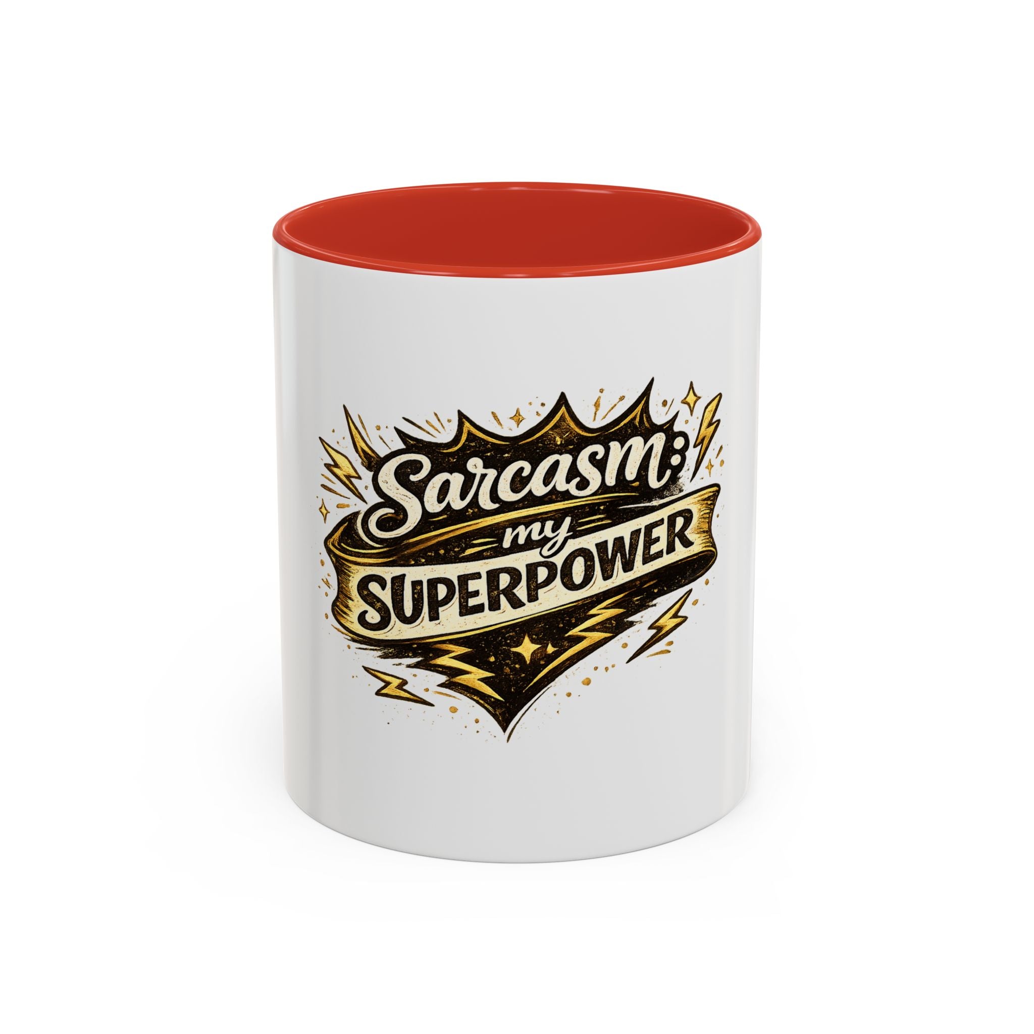 Sarcasm My Superpower Accent Coffee Mug — Funny Novelty 11/15oz