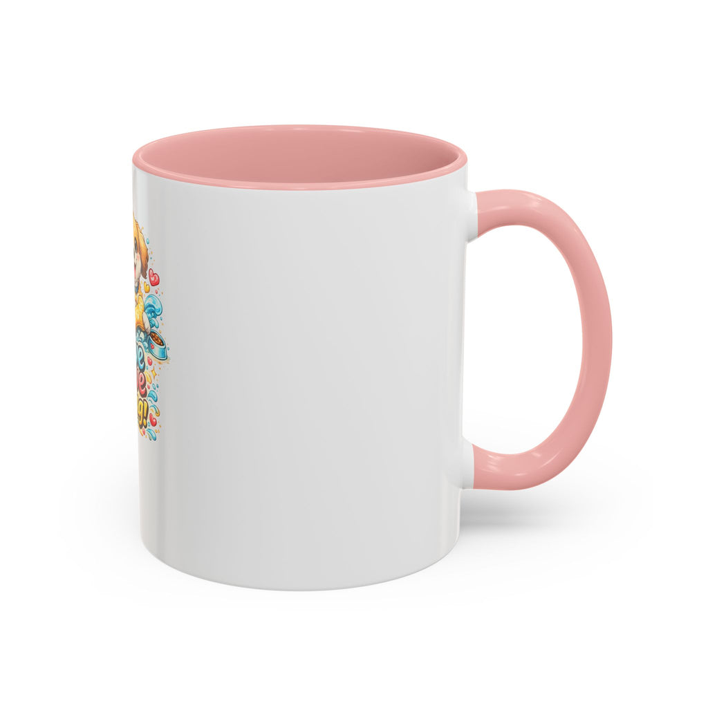Live Love Wag! Dog Lover Accent Coffee Mug