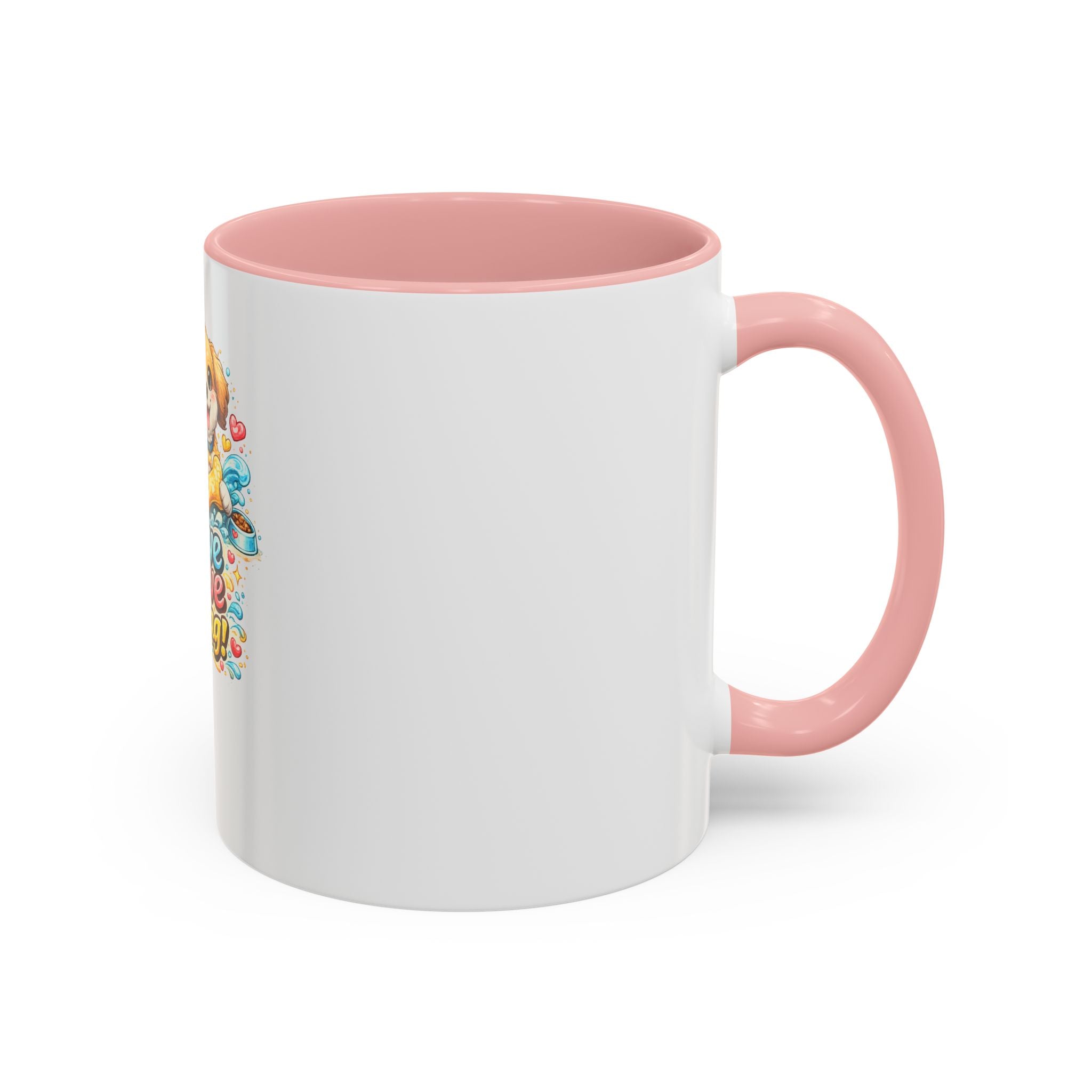 Live Love Wag! Dog Lover Accent Coffee Mug