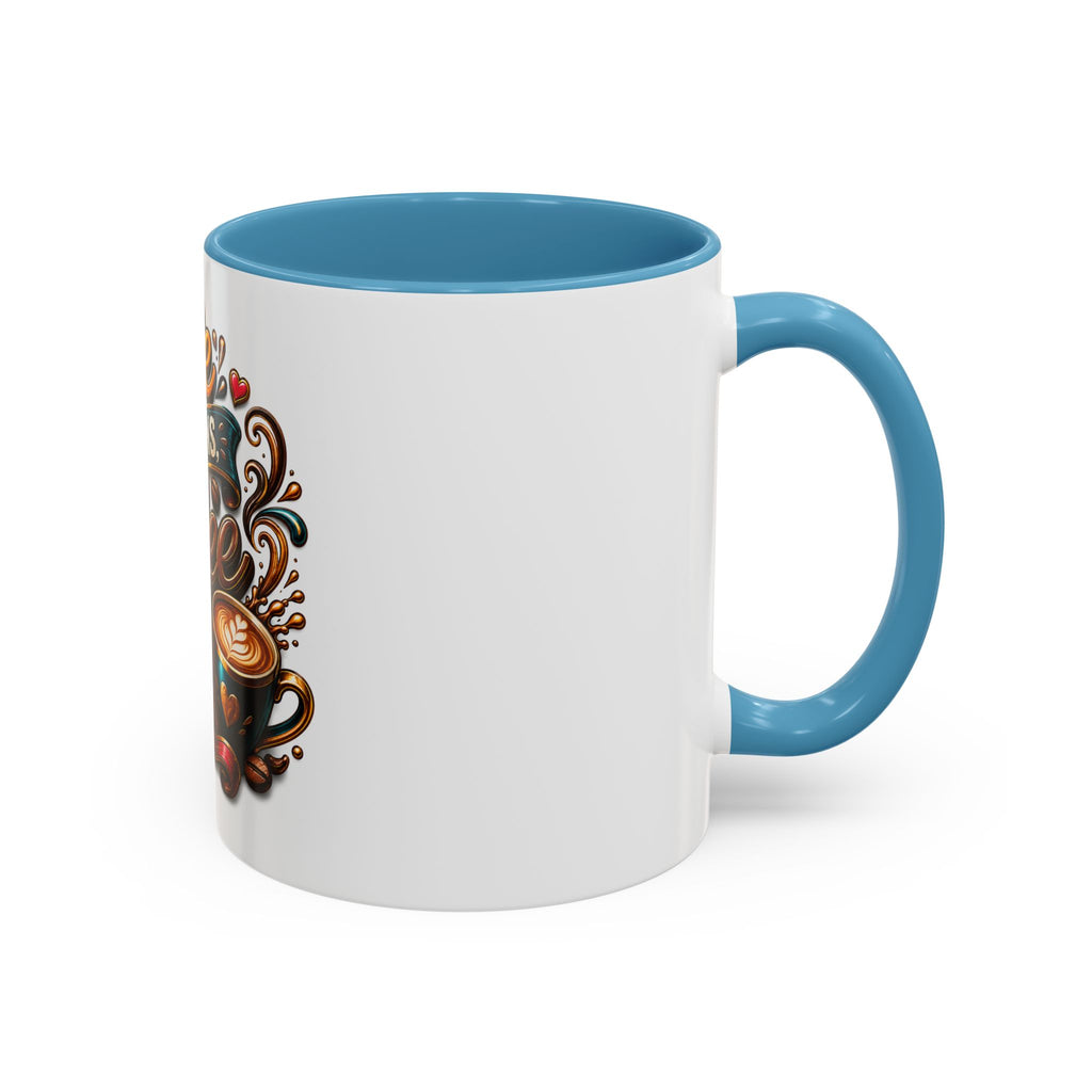 Life Happens Coffee Helps Accent Mug — 11/15oz Ceramic Coffee Cup
