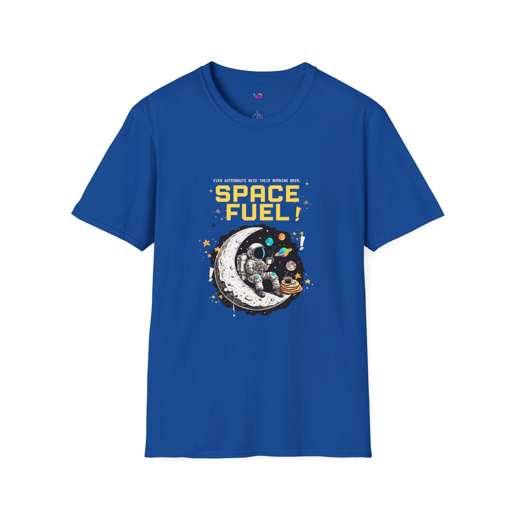 Space Fuel T-Shirt — Retro Planet Donut Graphic Tee