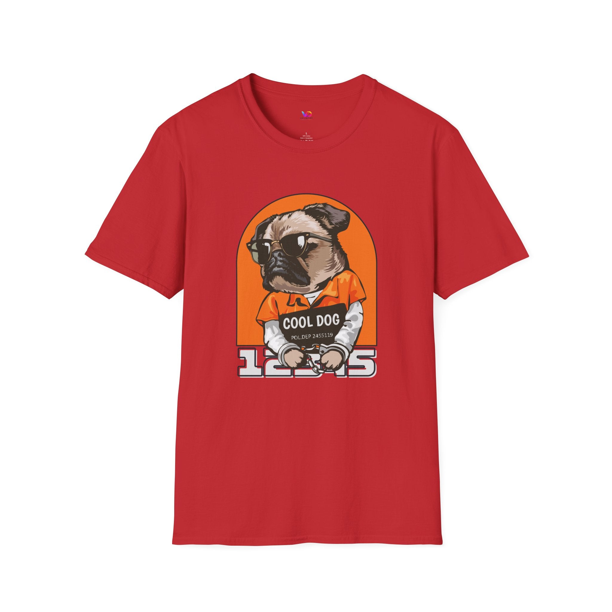 Cool Dog Tee — Retro Pug Graphic T‑Shirt