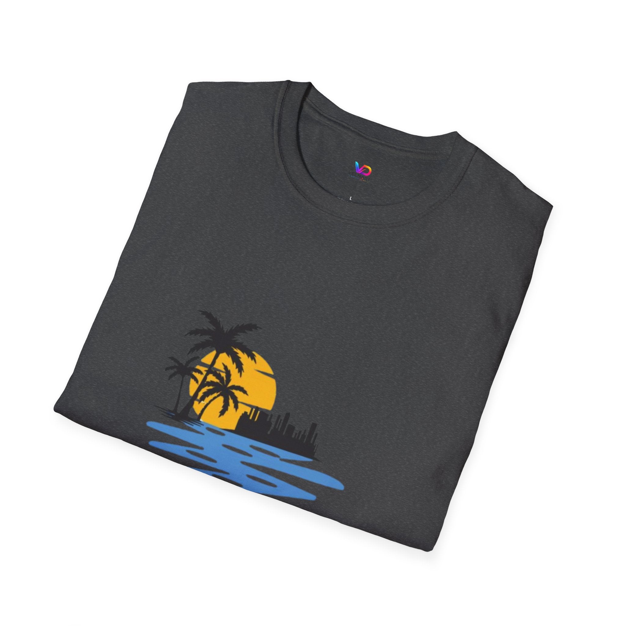 Sunset Beach T-Shirt — "Life Is Better" Palm Tree Graphic