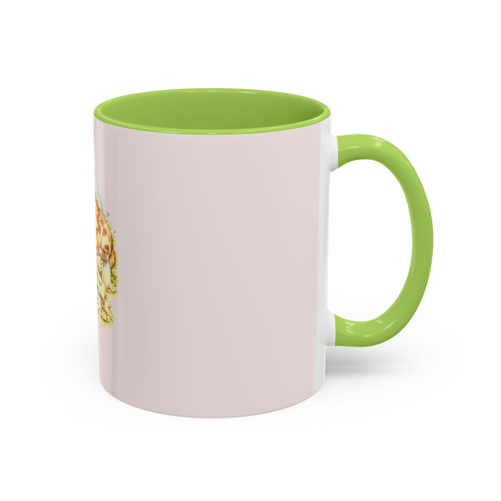 Farm Fresh Milk Coffee Mug — Cute Vintage Kittens Illustration (Accent 11/15oz)