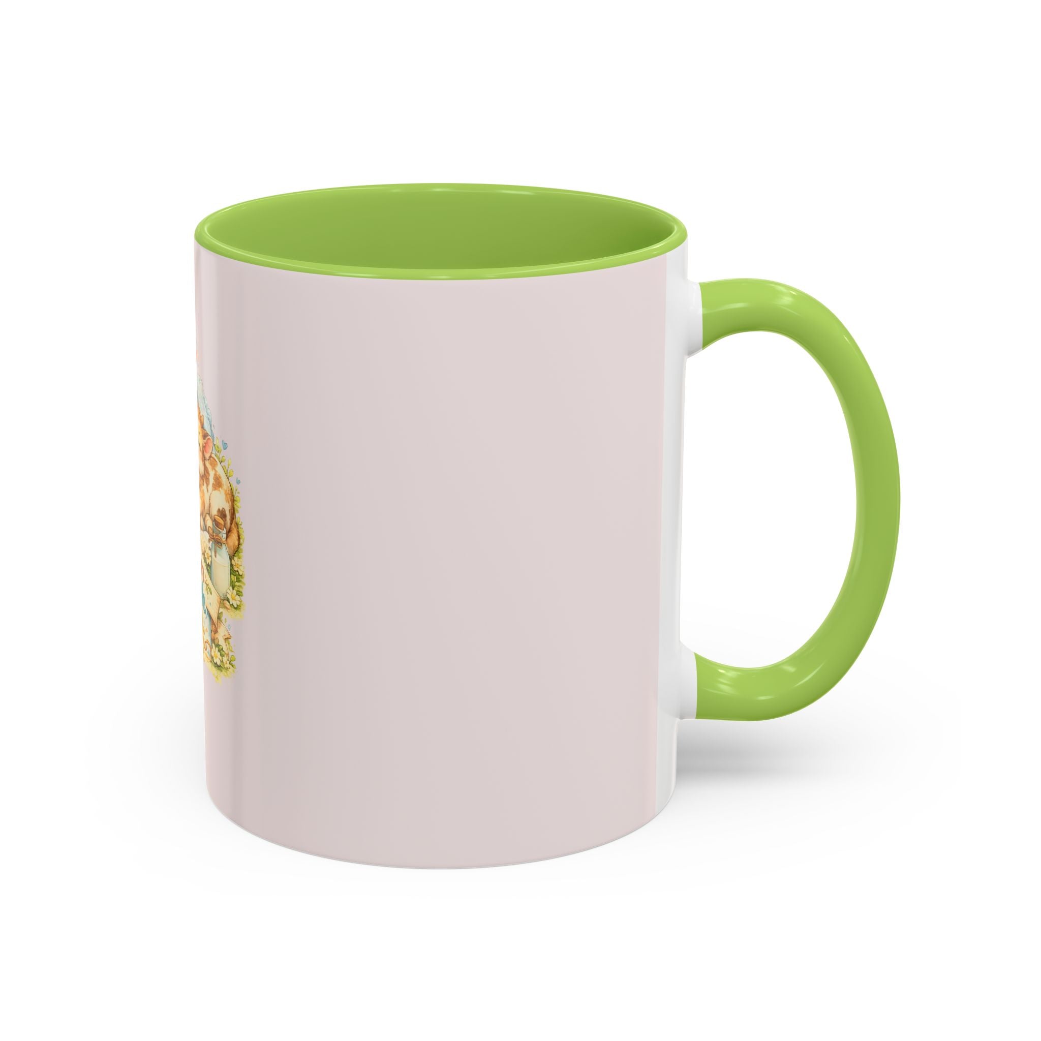 Farm Fresh Milk Coffee Mug — Cute Vintage Kittens Illustration (Accent 11/15oz)
