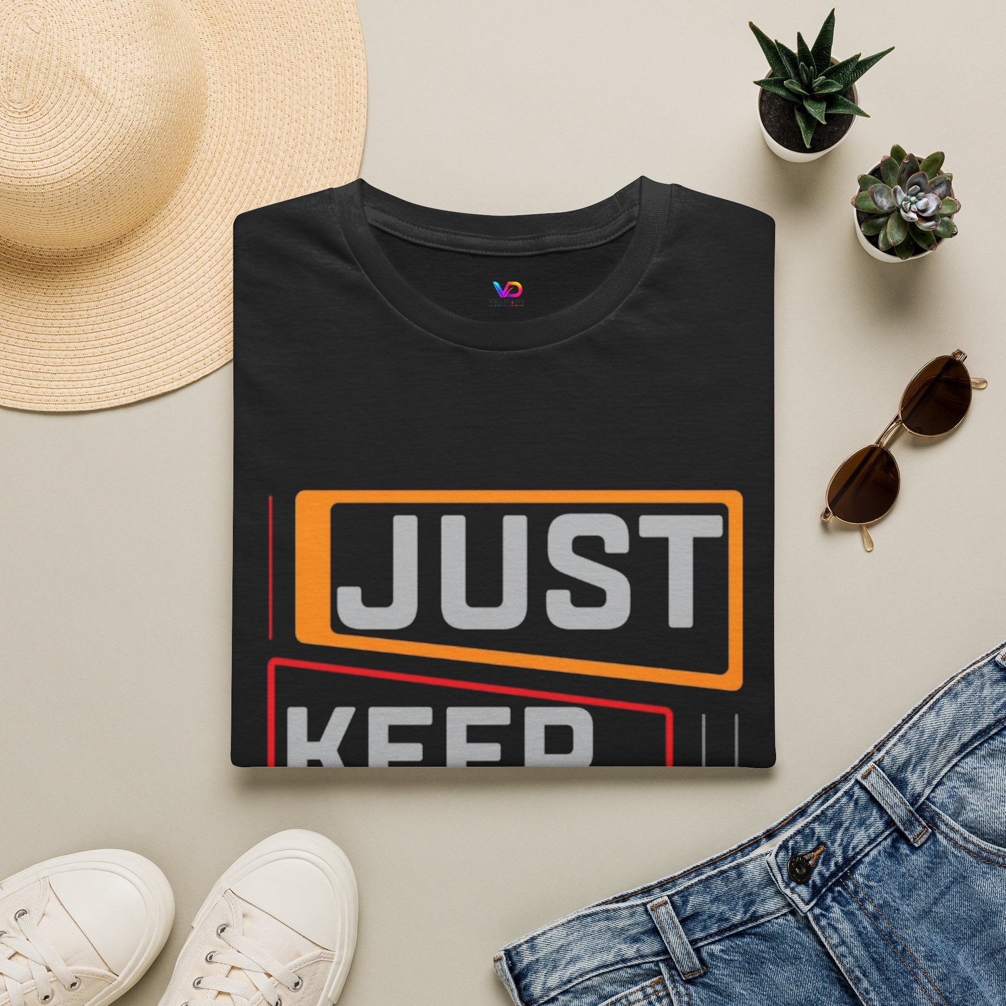 Just Keep Going T‑Shirt — Motivational Graphic Tee