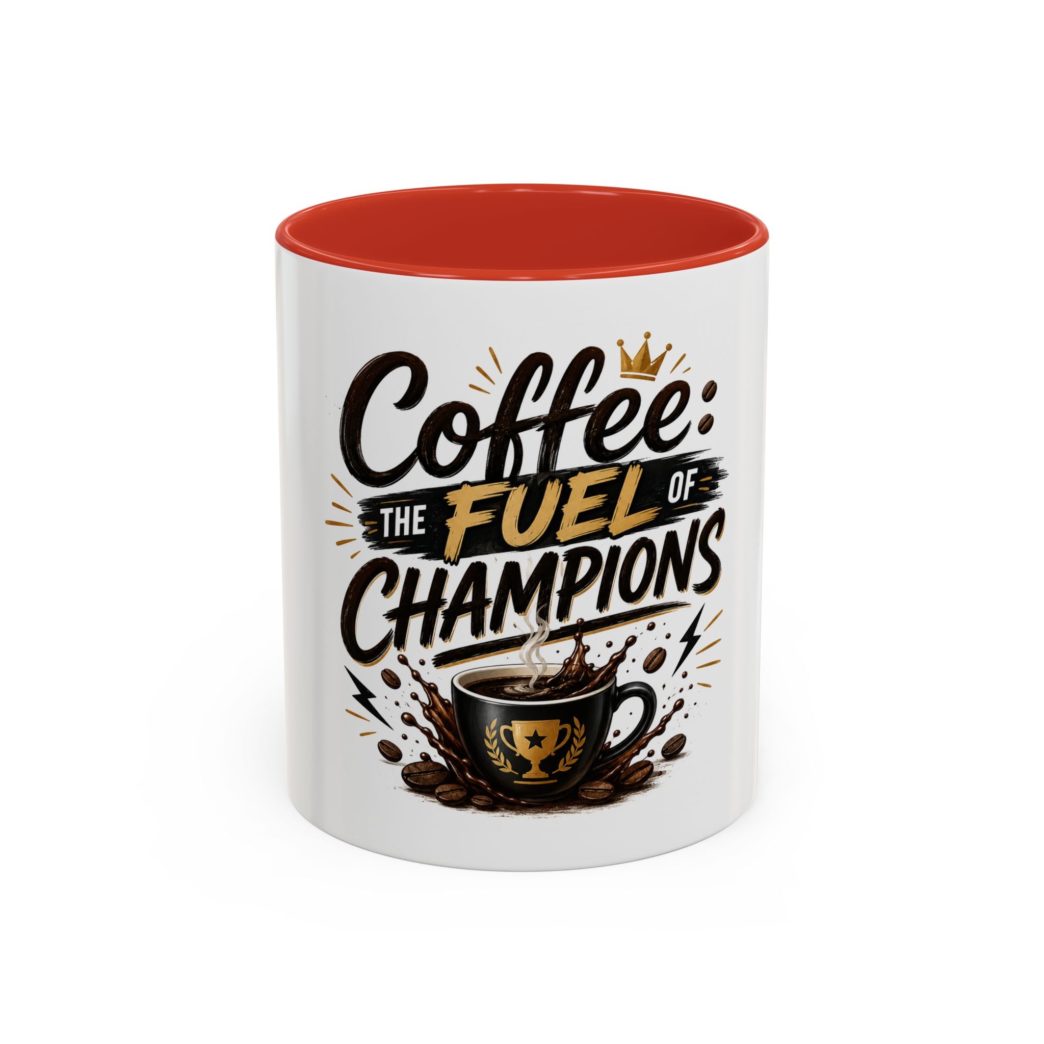 Coffee Mug — “Coffee: The Fuel of Champions” Motivational Ceramic Mug (11/15oz)