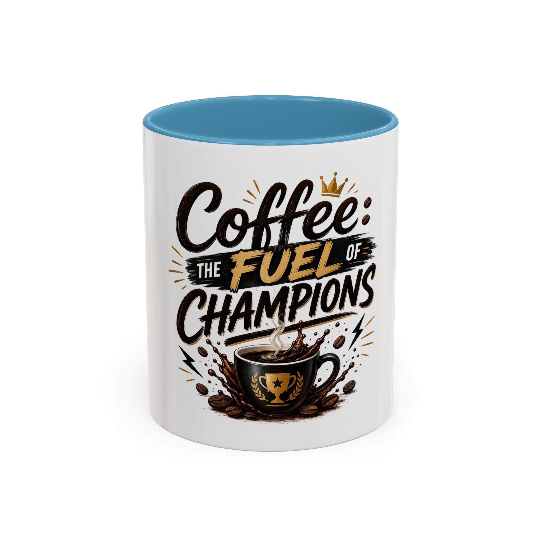 Coffee Mug — “Coffee: The Fuel of Champions” Motivational Ceramic Mug (11/15oz)