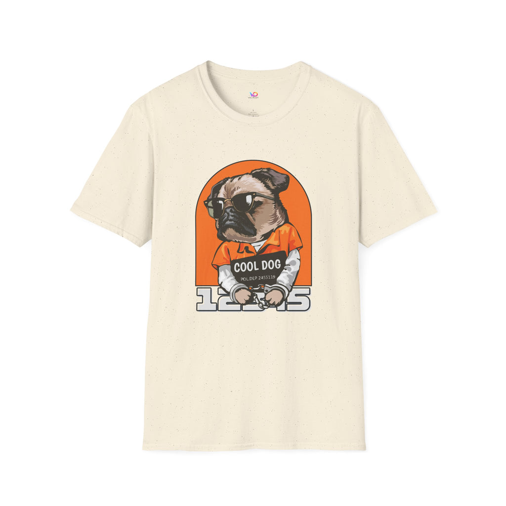 Cool Dog Tee — Retro Pug Graphic T‑Shirt