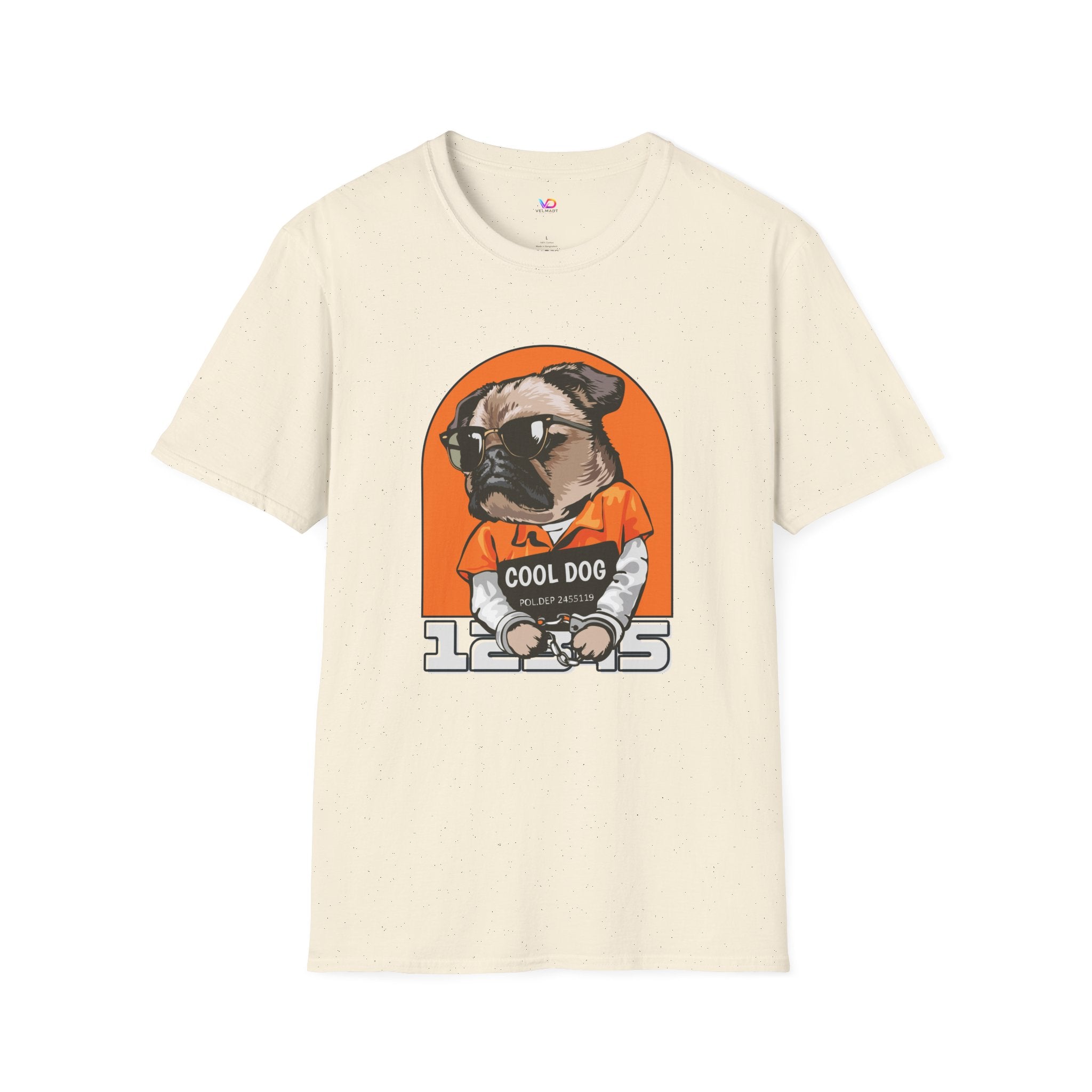 Cool Dog Tee — Retro Pug Graphic T‑Shirt