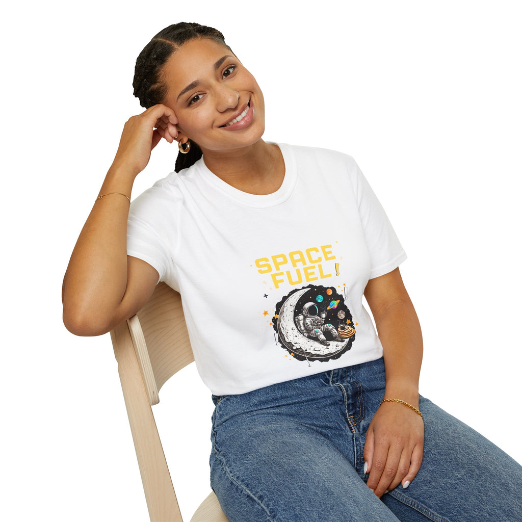 Space Fuel T-Shirt — Retro Planet Donut Graphic Tee