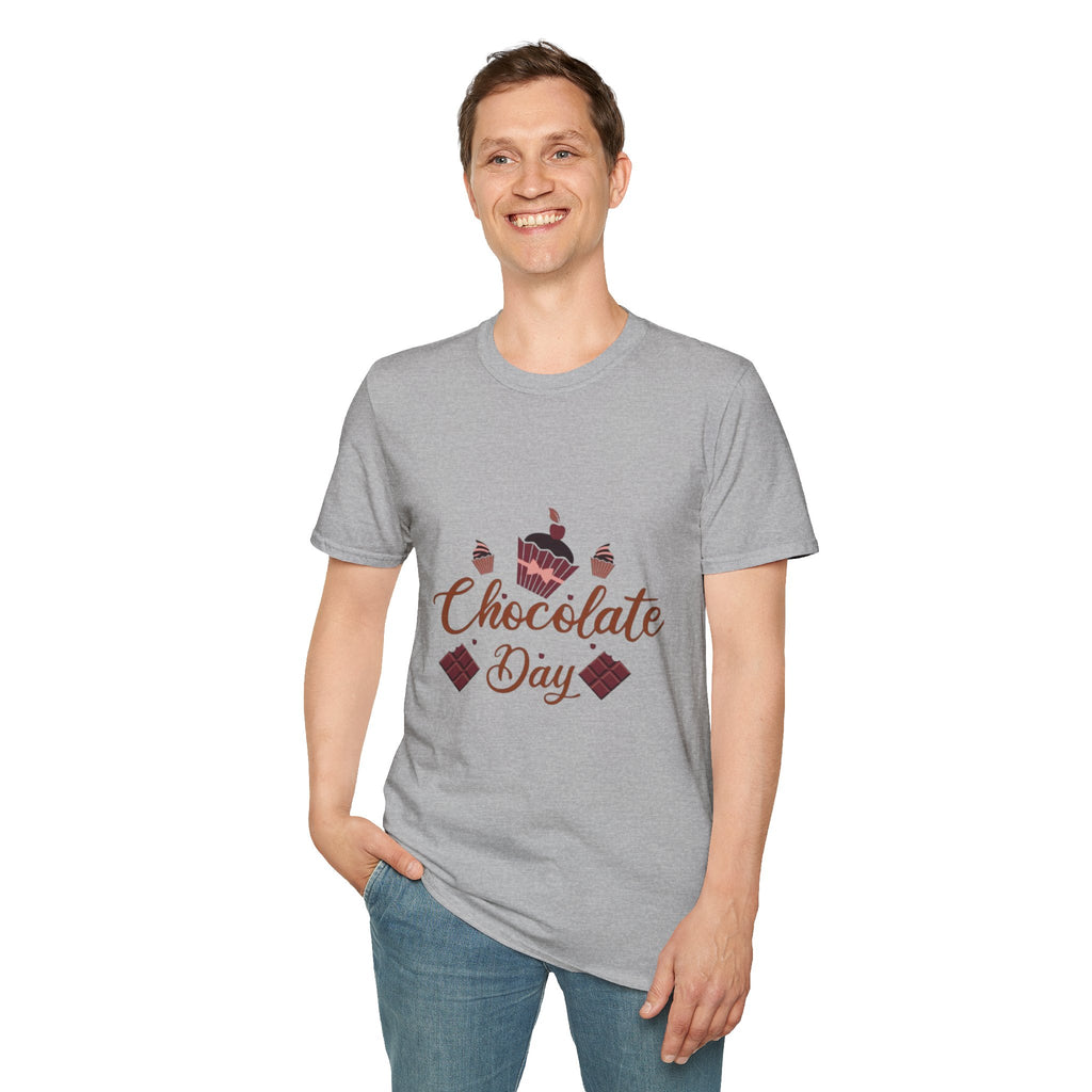 Chocolate Day T‑Shirt — Cupcake & Candy Dessert Lovers Tee