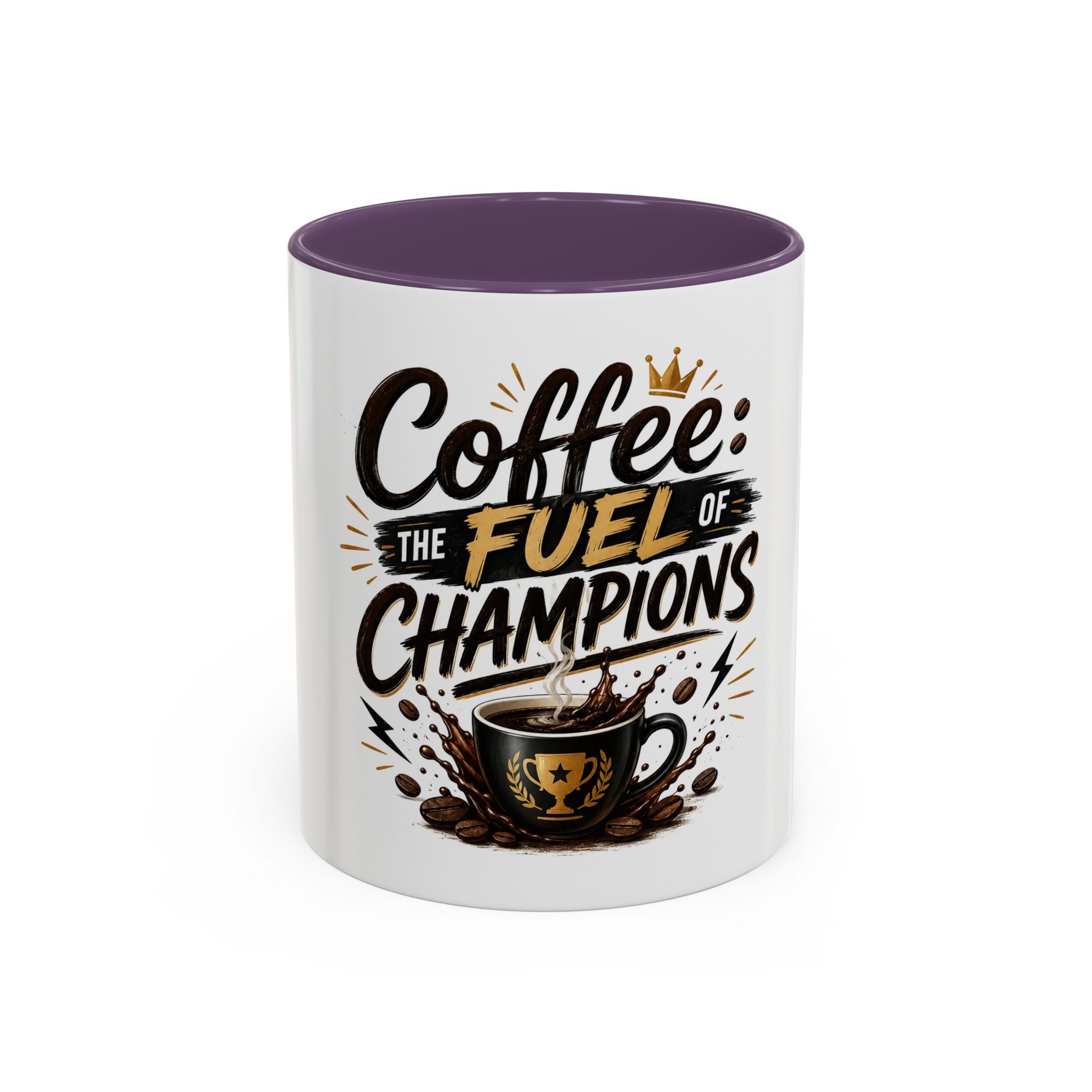 Coffee Mug — “Coffee: The Fuel of Champions” Motivational Ceramic Mug (11/15oz)