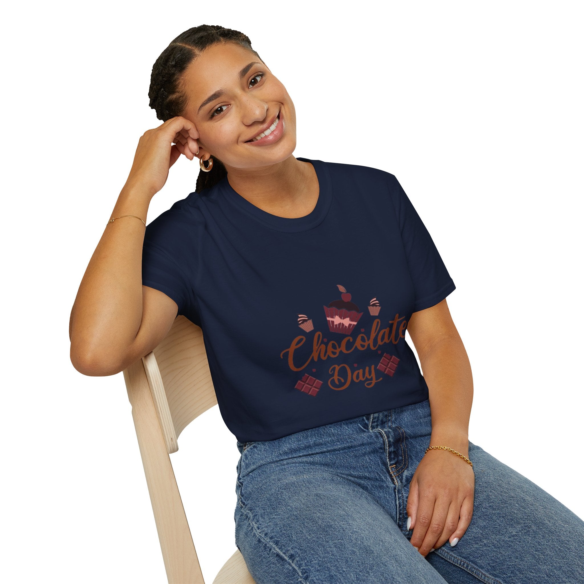 Chocolate Day T‑Shirt — Cupcake & Candy Dessert Lovers Tee