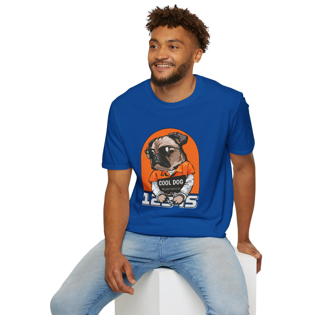 Cool Dog Tee — Retro Pug Graphic T‑Shirt