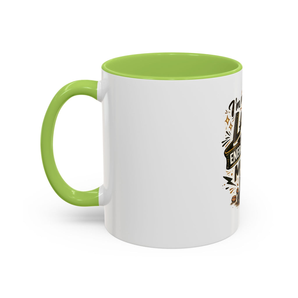 Energy-Saving Mode Coffee Mug — "I'm Not Lazy" Sloth Coffee Cup (11/15oz)