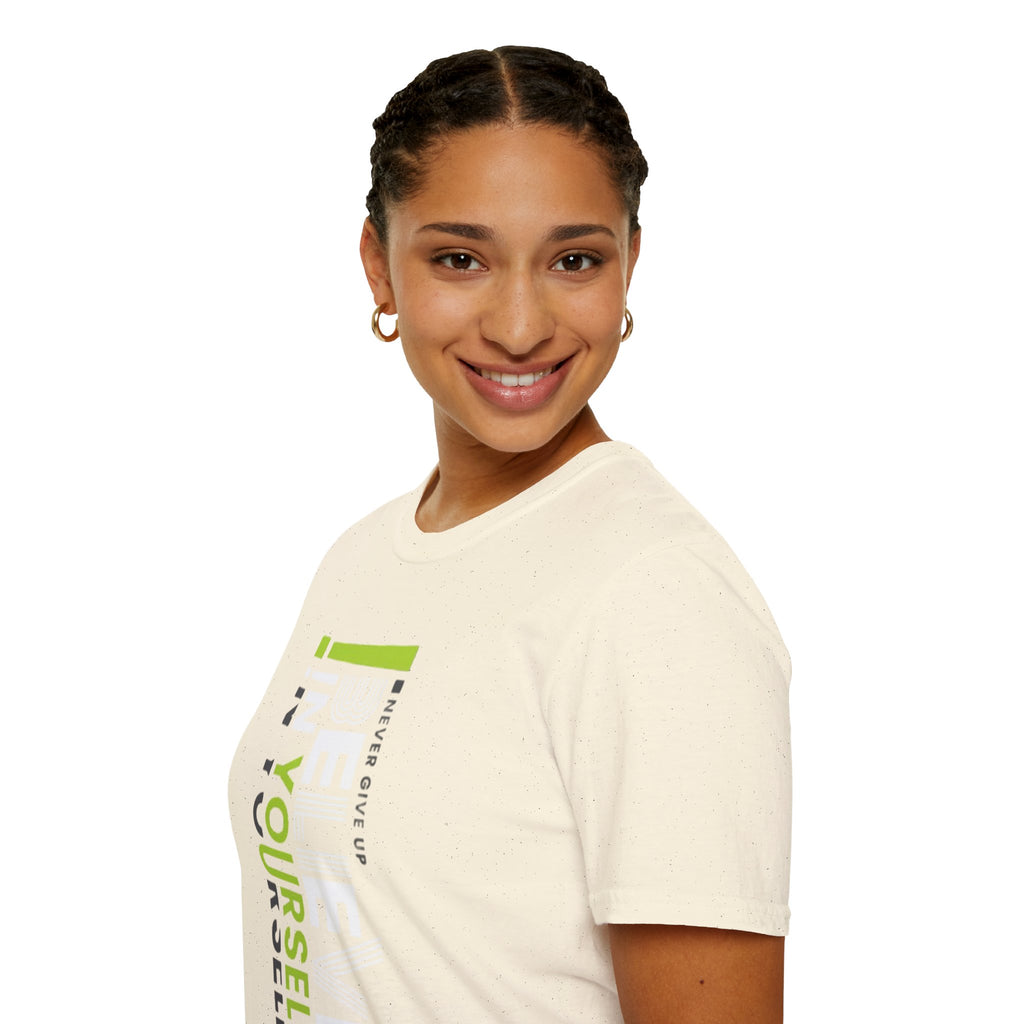 T-Shirt — "Be Yourself" Vertical Motivational Graphic Tee